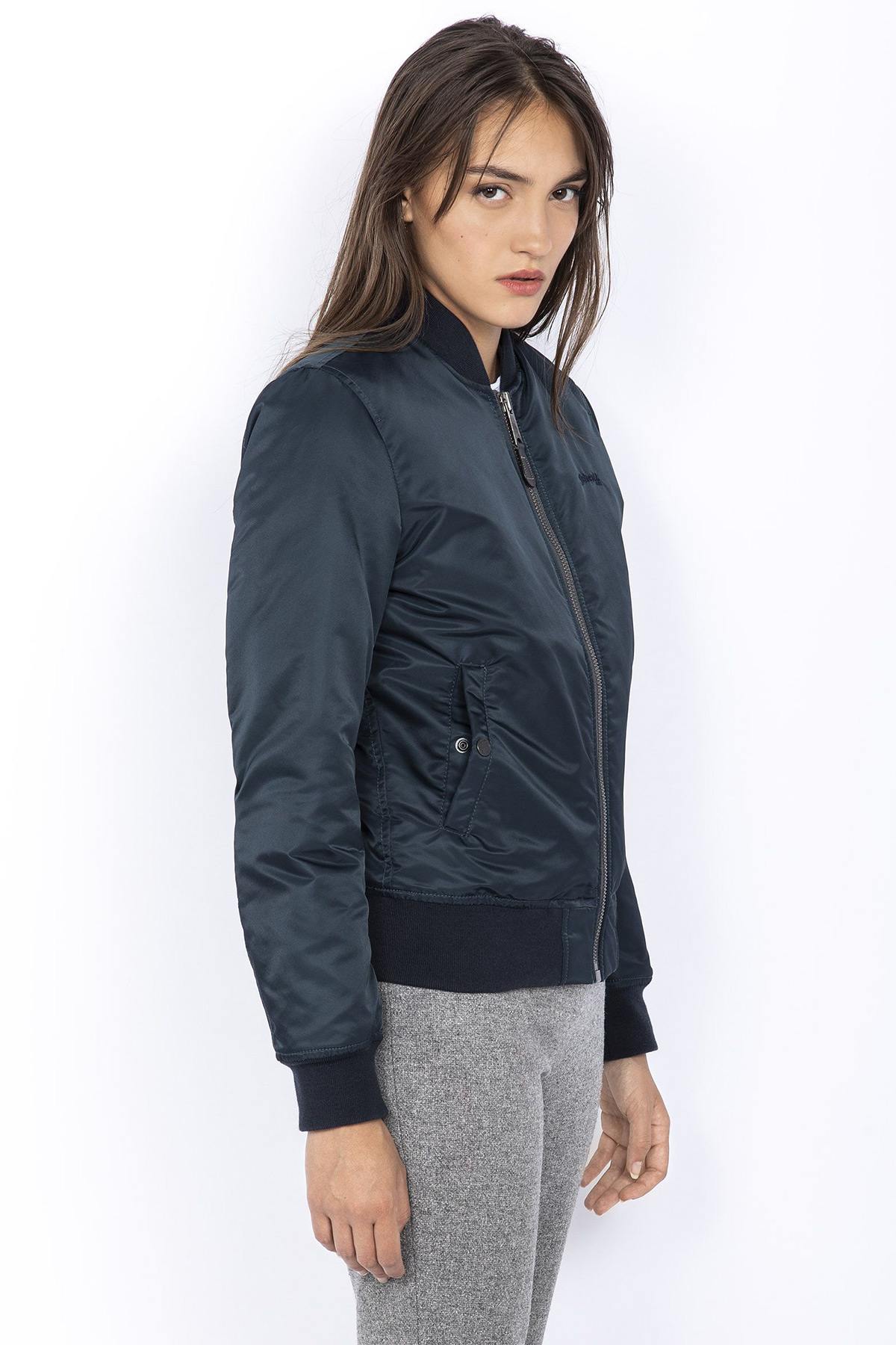 MA-1 women's navy blue bomber jacket - Image n°4