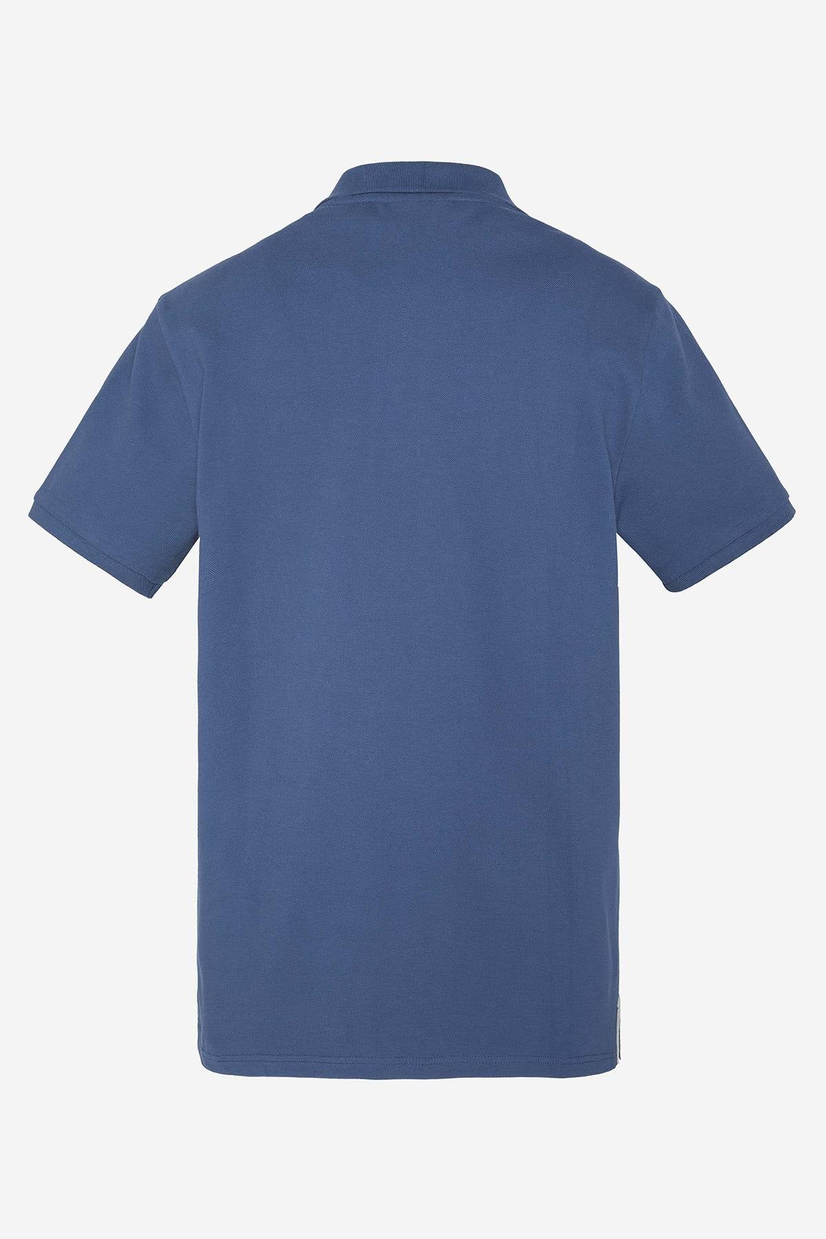 Men's blue polo shirt - Image n°3