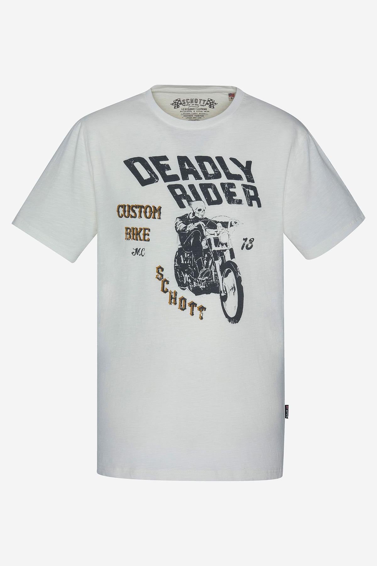 Deadly Rider white t-shirt - Image n°1