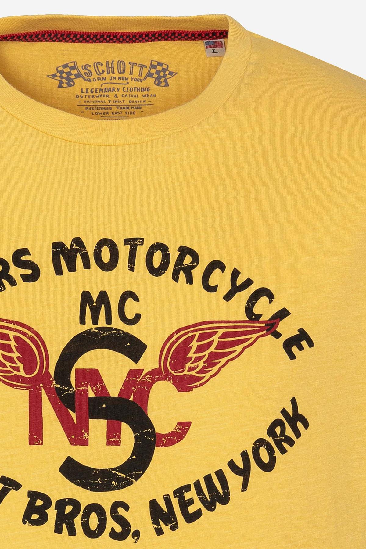 Yellow Racers Motorcycle T-shirt - Image n°2