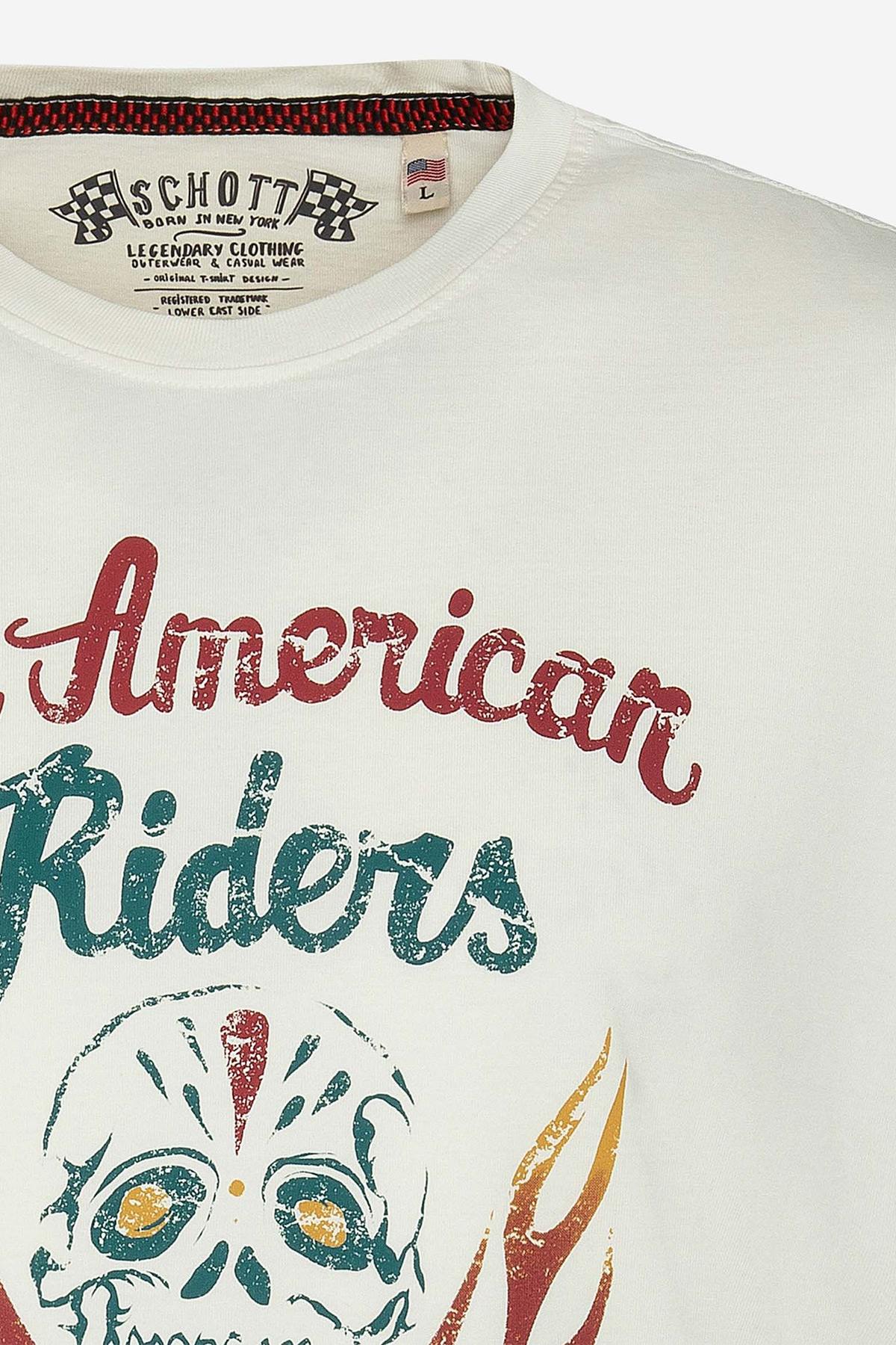 White All American Riders T-shirt - Image n°3