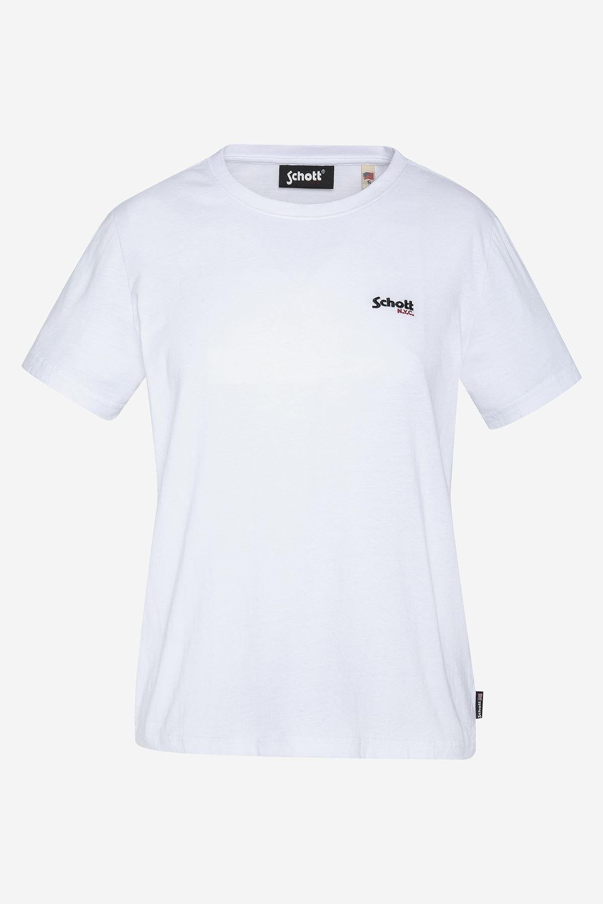 White round neck t-shirt - Image n°1