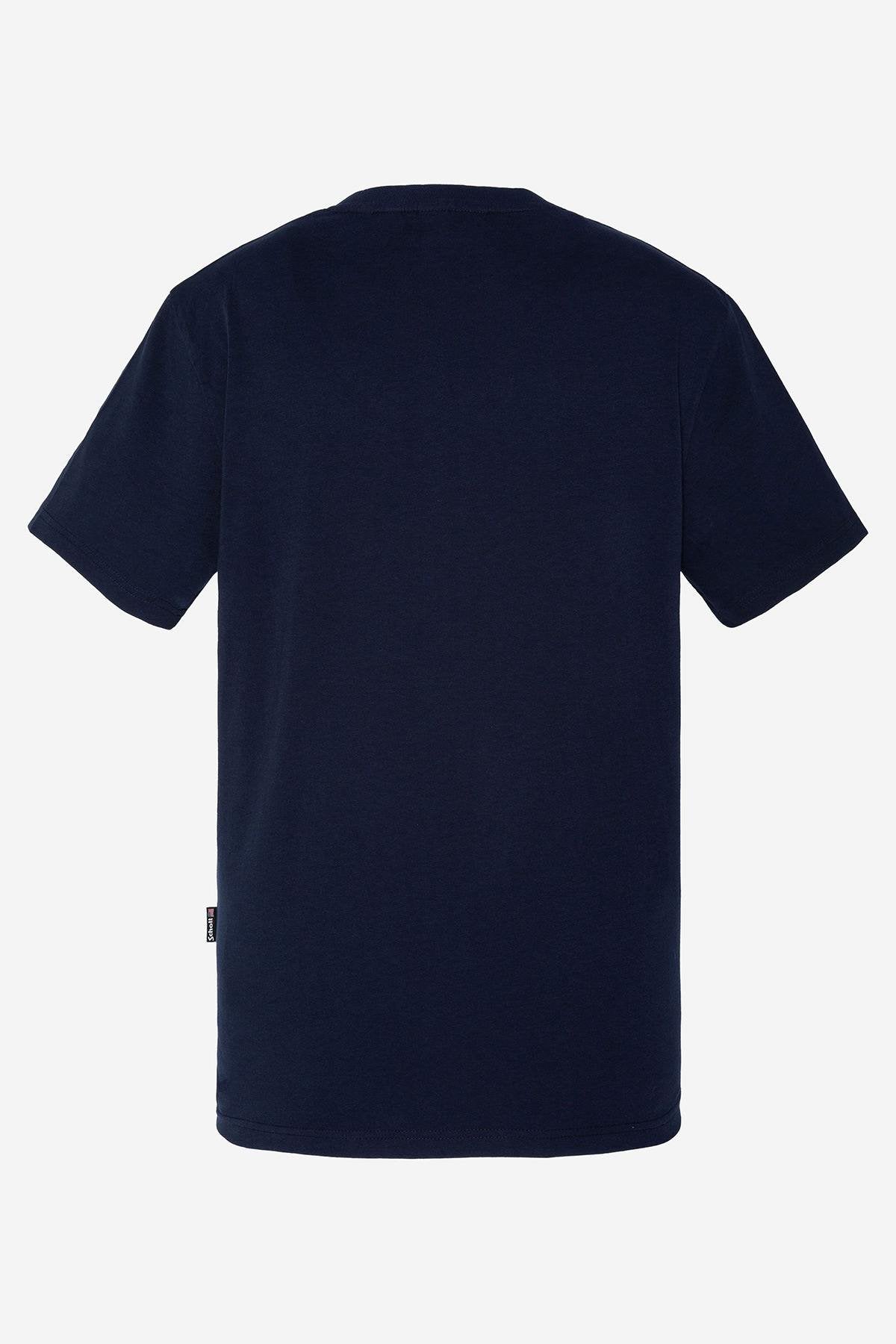 Men's navy blue t-shirt - Image n°2