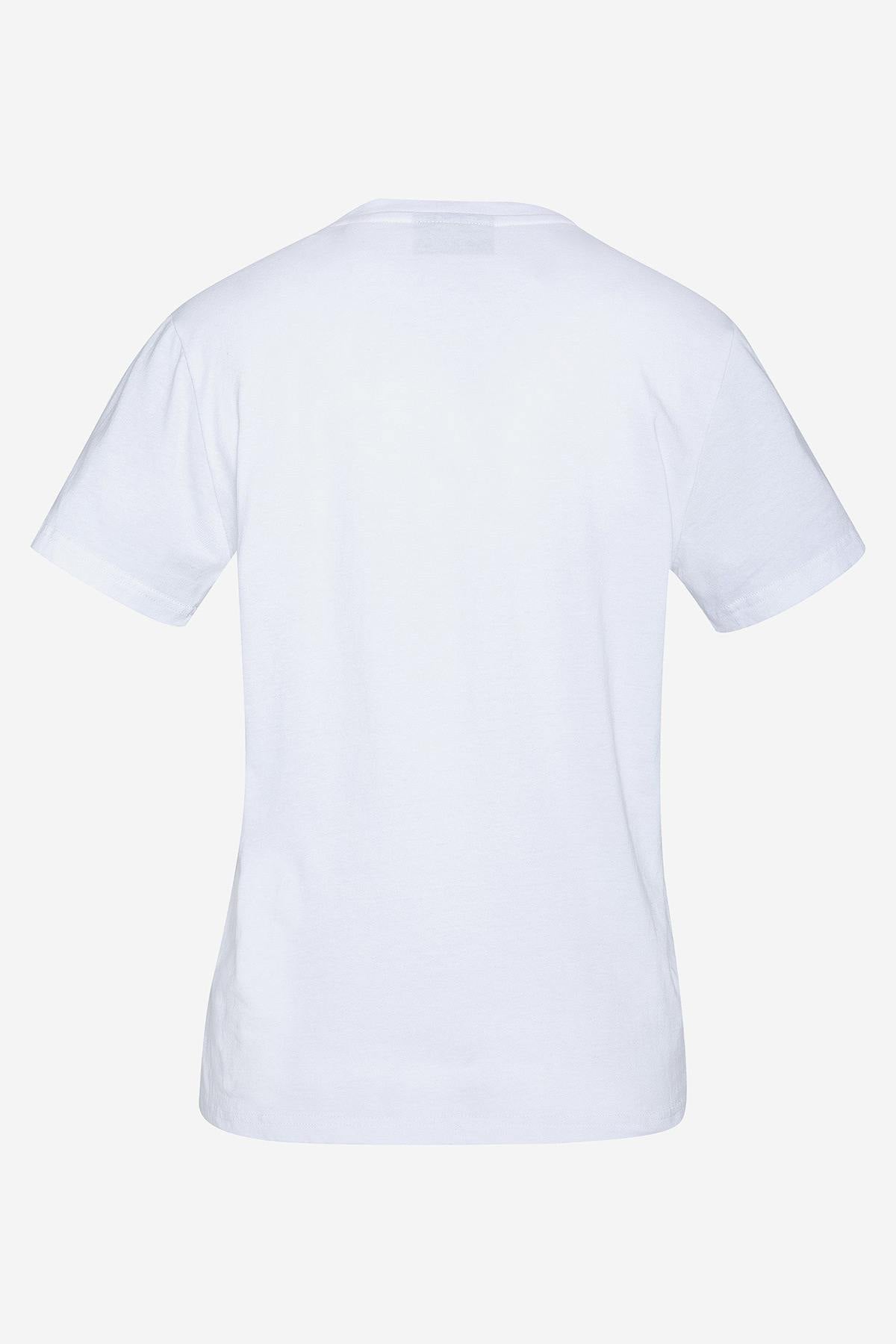 White round neck t-shirt - Image n°3