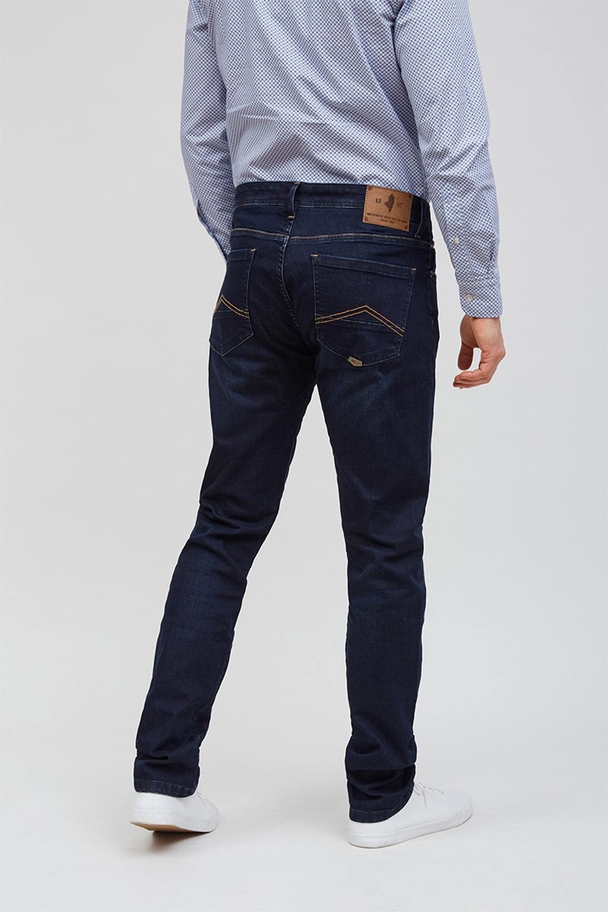 Men's regular fit blue jeans - Image n°2