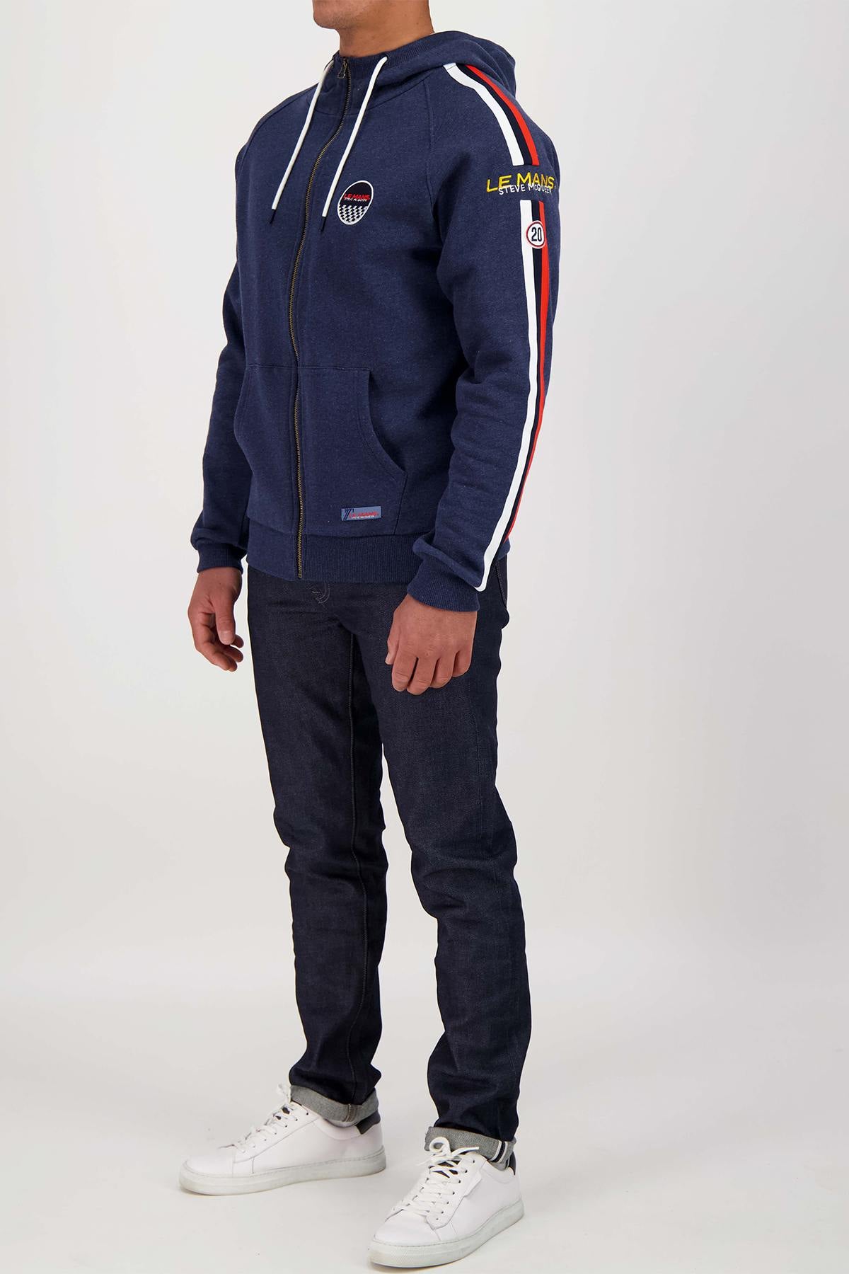 Steve McQueen Le Mans sportswear hooded jacket - Image n°3