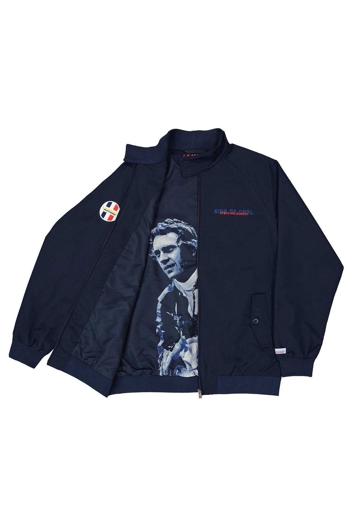 McQueen King of Cool blue sportswear jacket - Image n°2