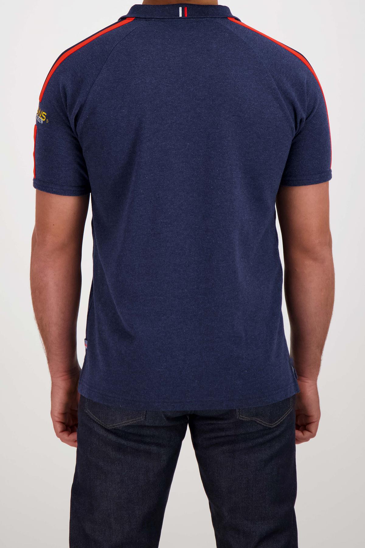 Le Mans Steve McQueen blue polo shirt - Image n°3