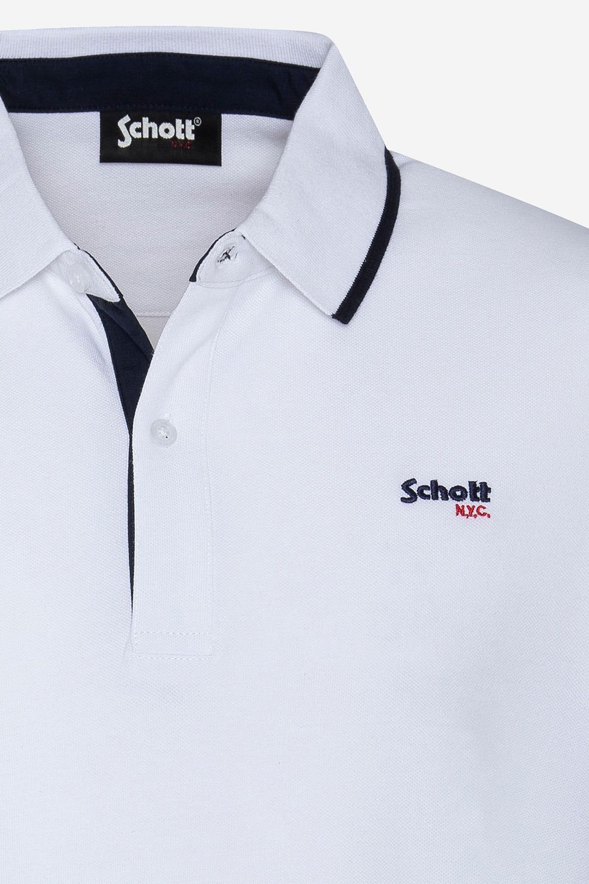 Men's white polo shirt - Image n°2