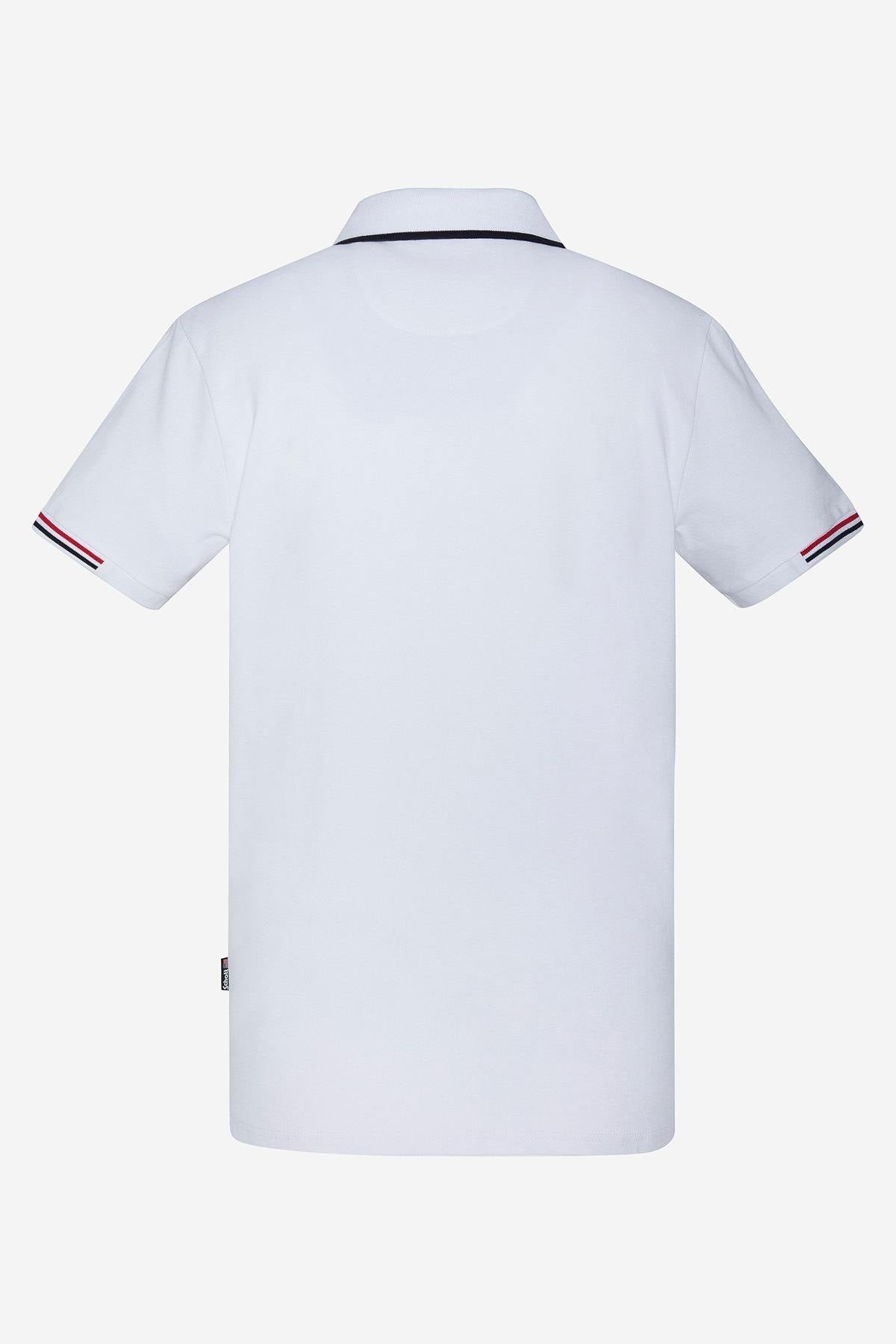 Men's white polo shirt - Image n°3