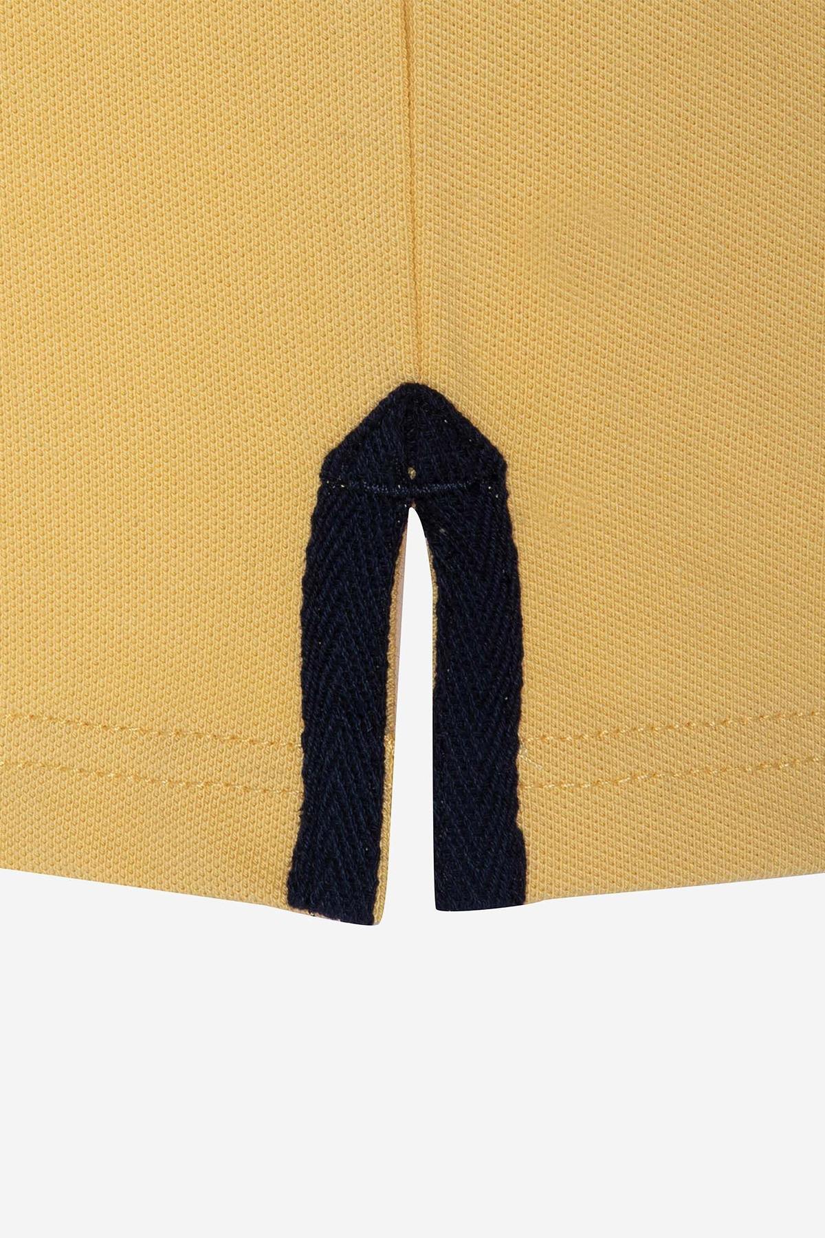 Men's yellow polo shirt - Image n°4