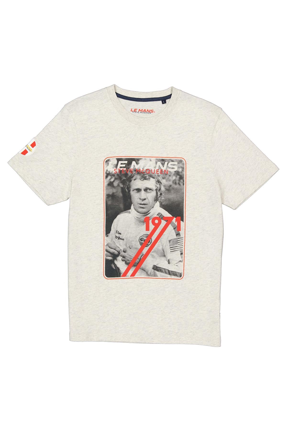 Steve McQueen 1971 men's ecru t-shirt - Image n°5