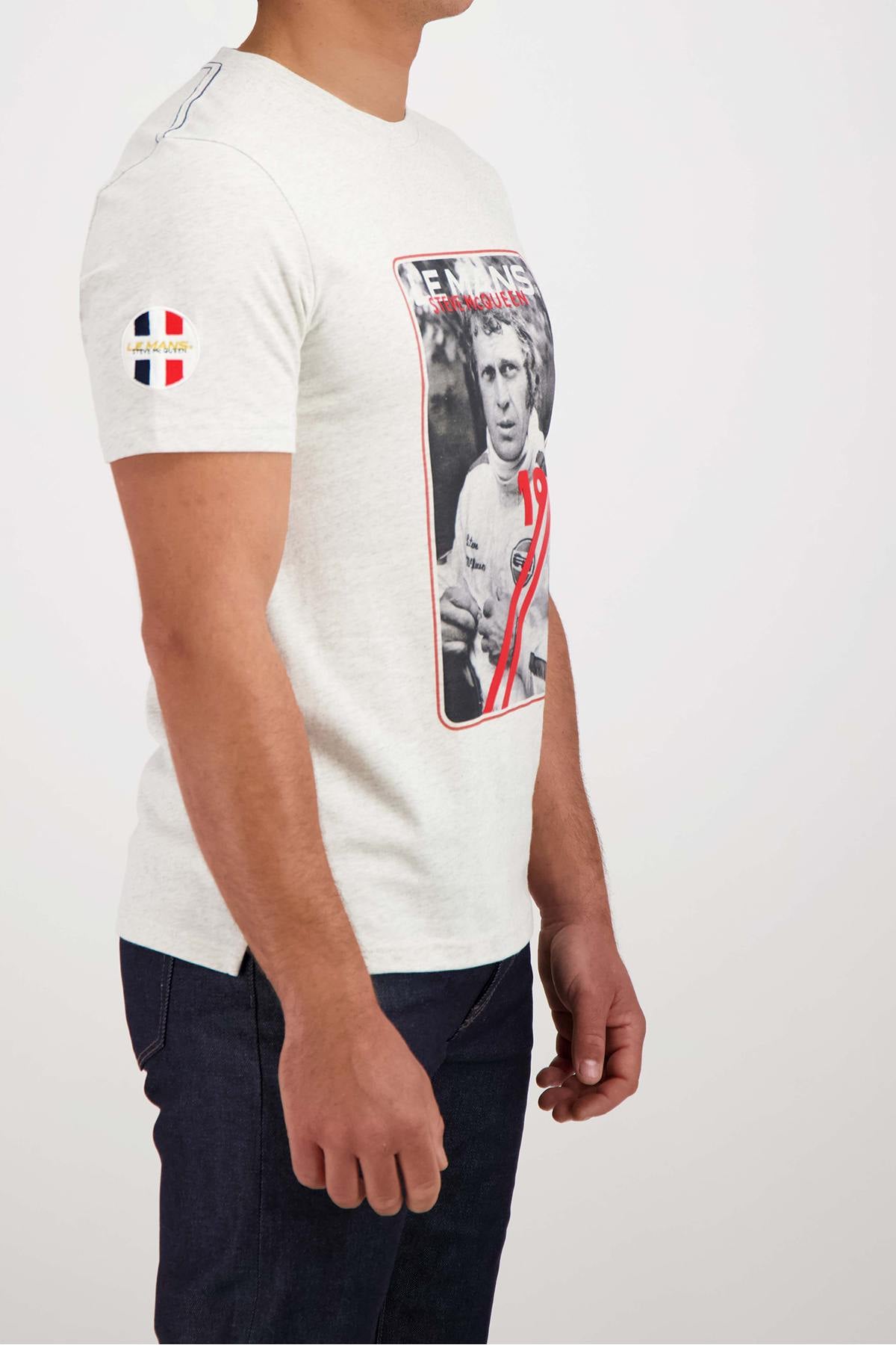 Steve McQueen 1971 men's ecru t-shirt - Image n°2