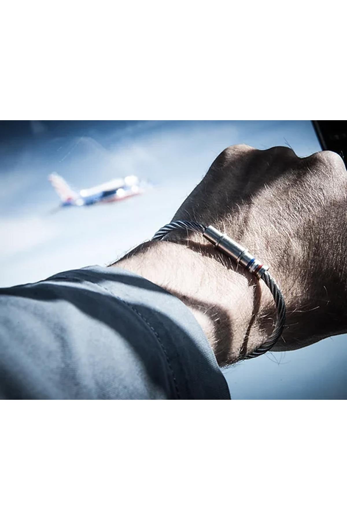 Official bracelet of Patrouille de France personnel - Image n°3