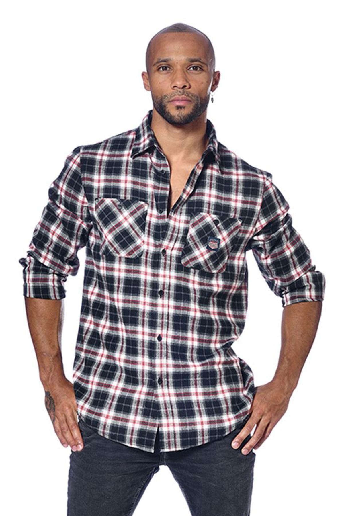 Men's checked shirt - Image n°1