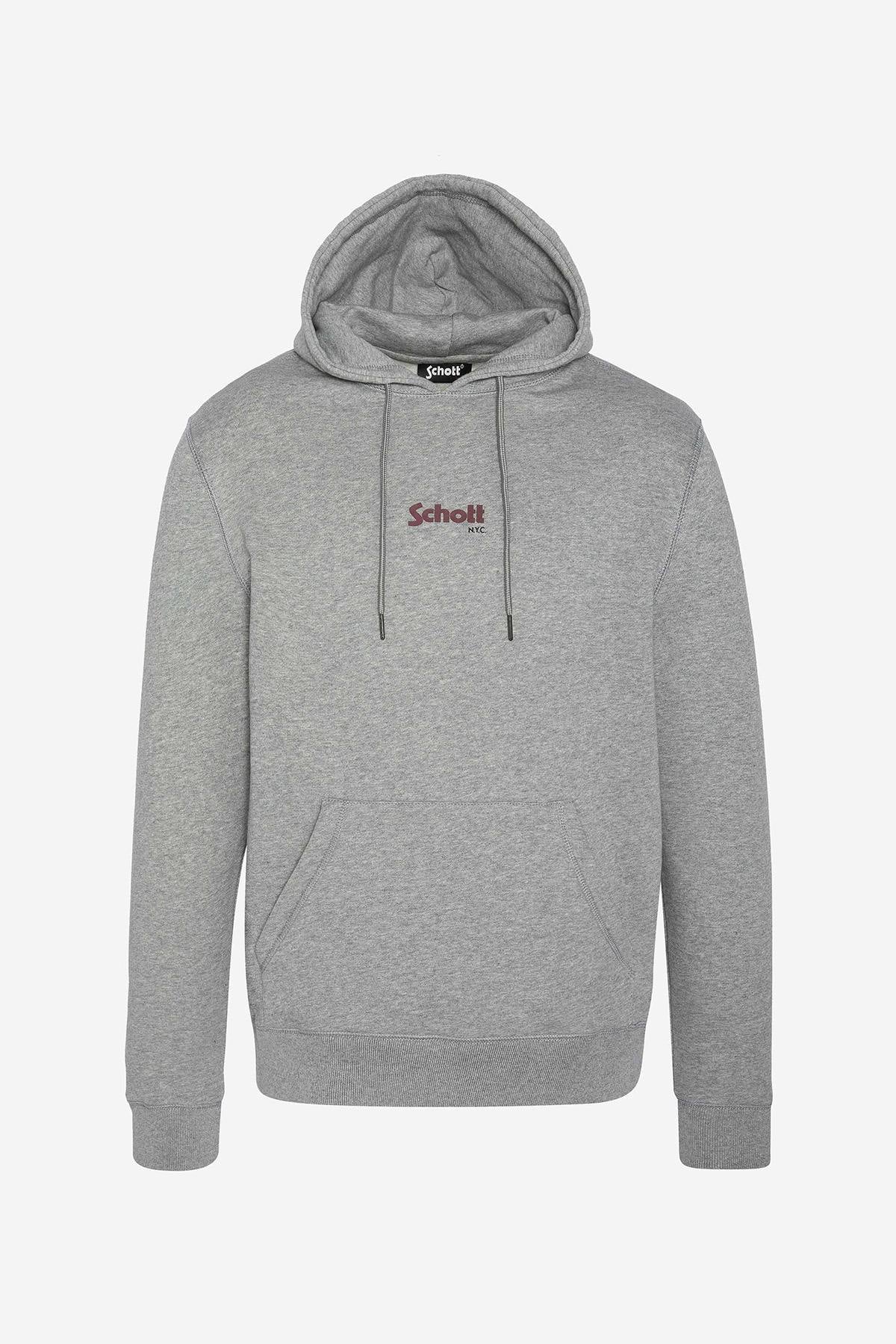 Heather gray hoodie - Image n°1