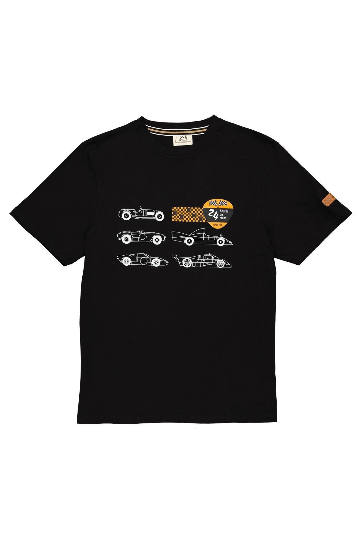 Black t-shirt 24h le mans vintage - Image n°1