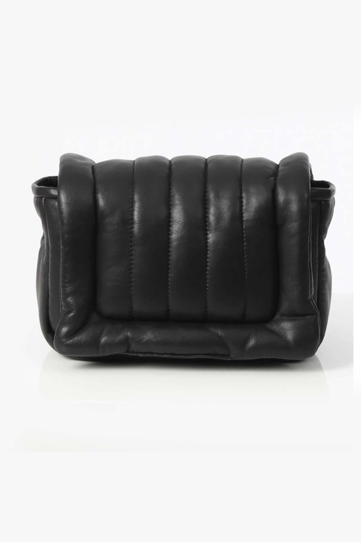 Small quilted leather shoulder bag - Image n°3