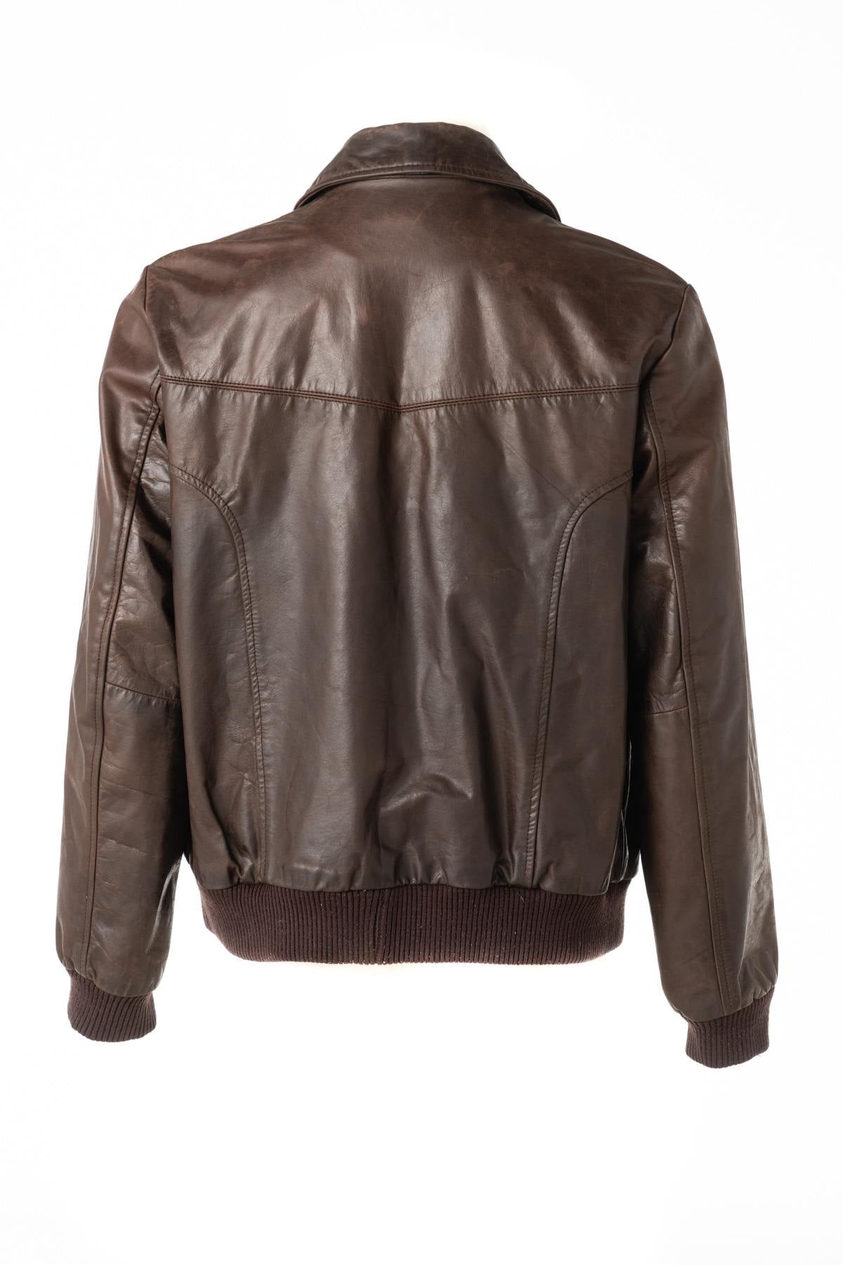 Men's buffalo leather pilot jacket - Image n°2