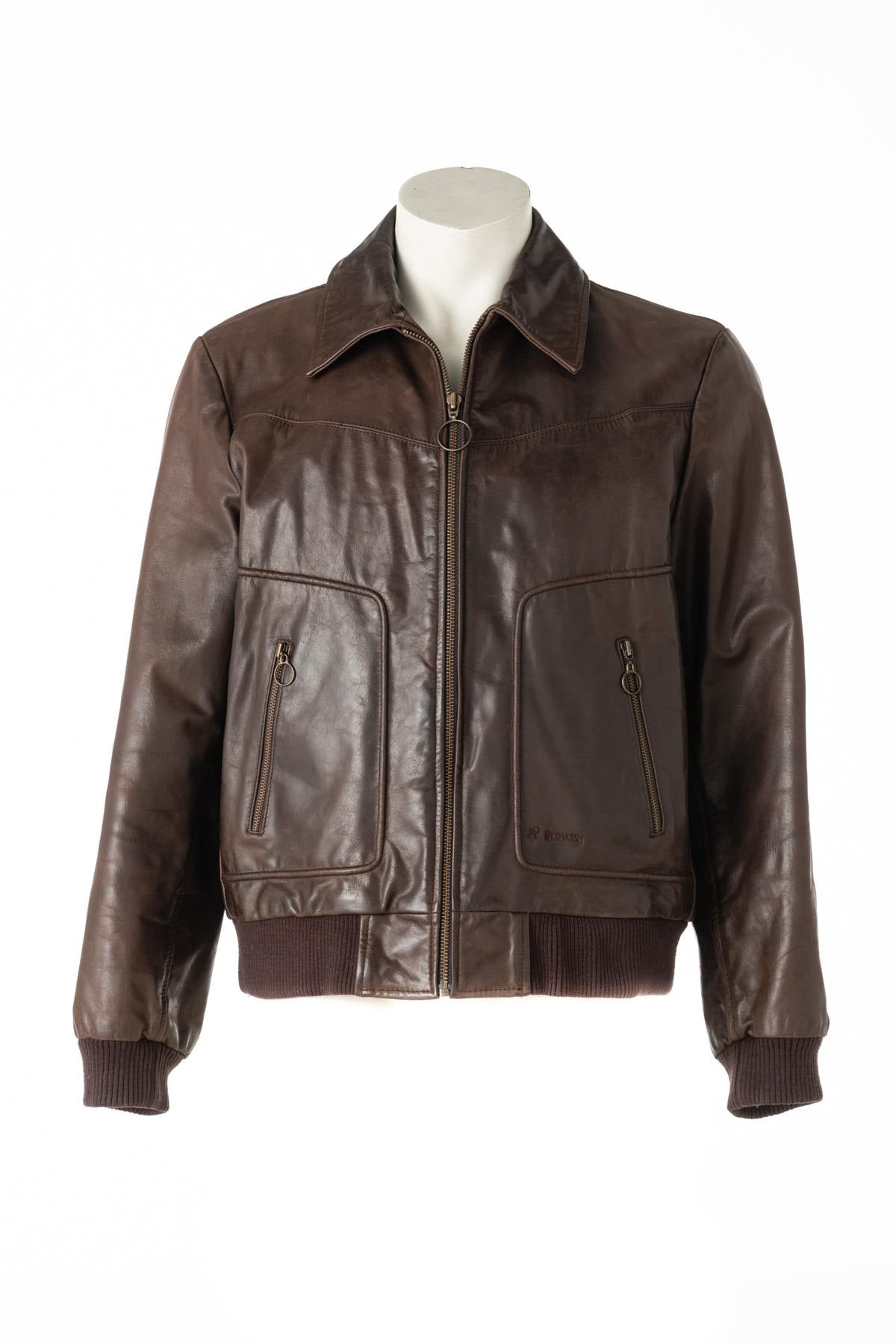 Men's buffalo leather pilot jacket - Image n°1