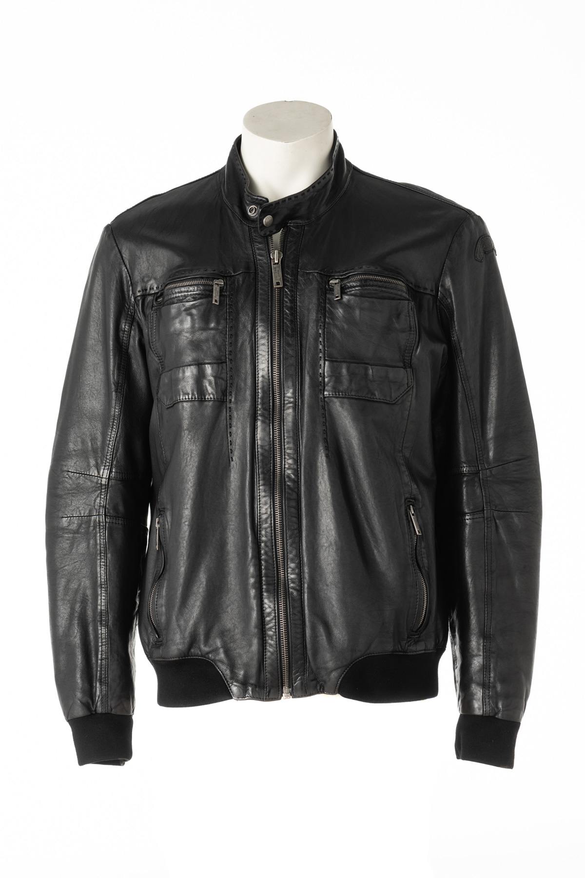 Lambskin bomber style jacket - Image n°1