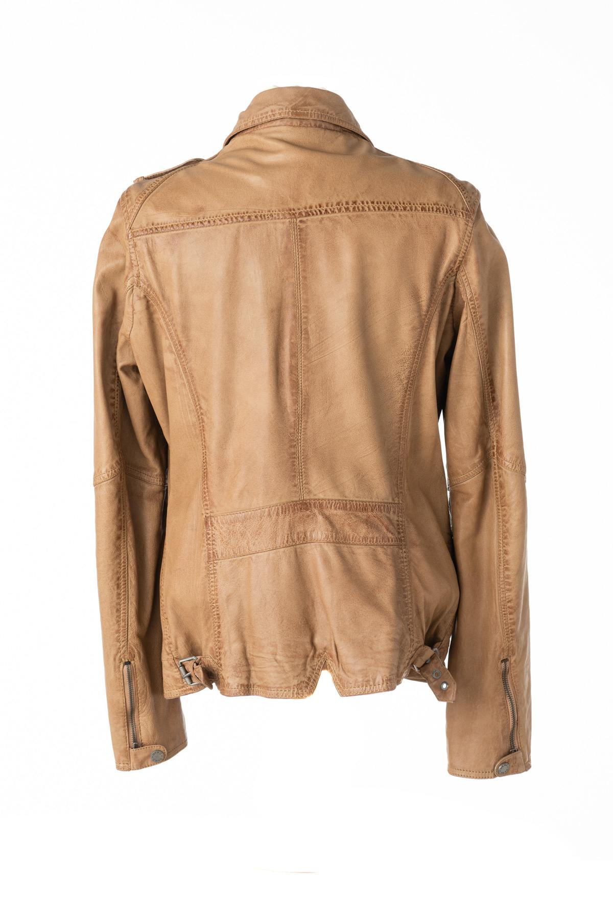 Women's vintage leather jacket - Image n°2