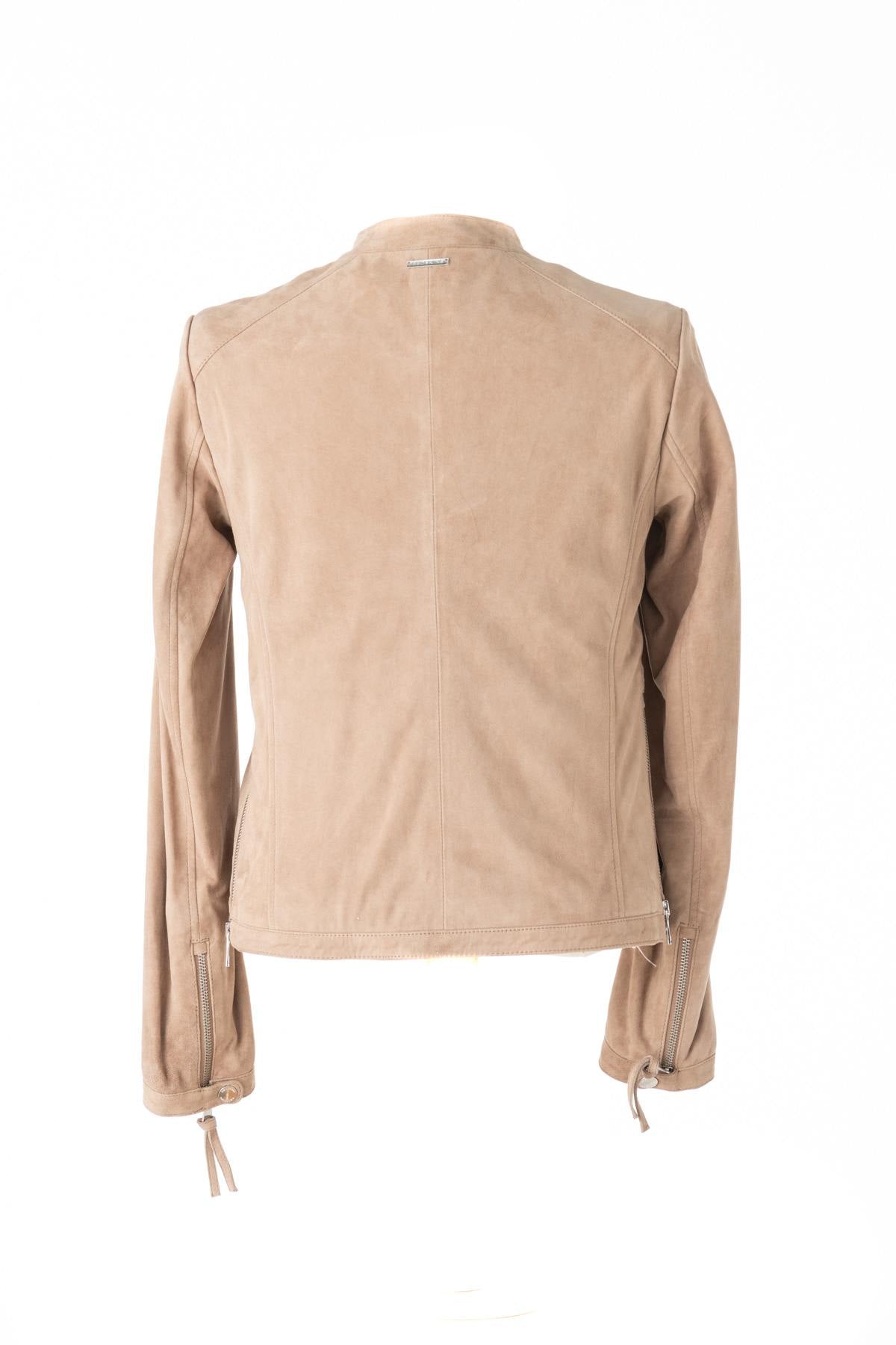 Women's suede leather jacket - Image n°2