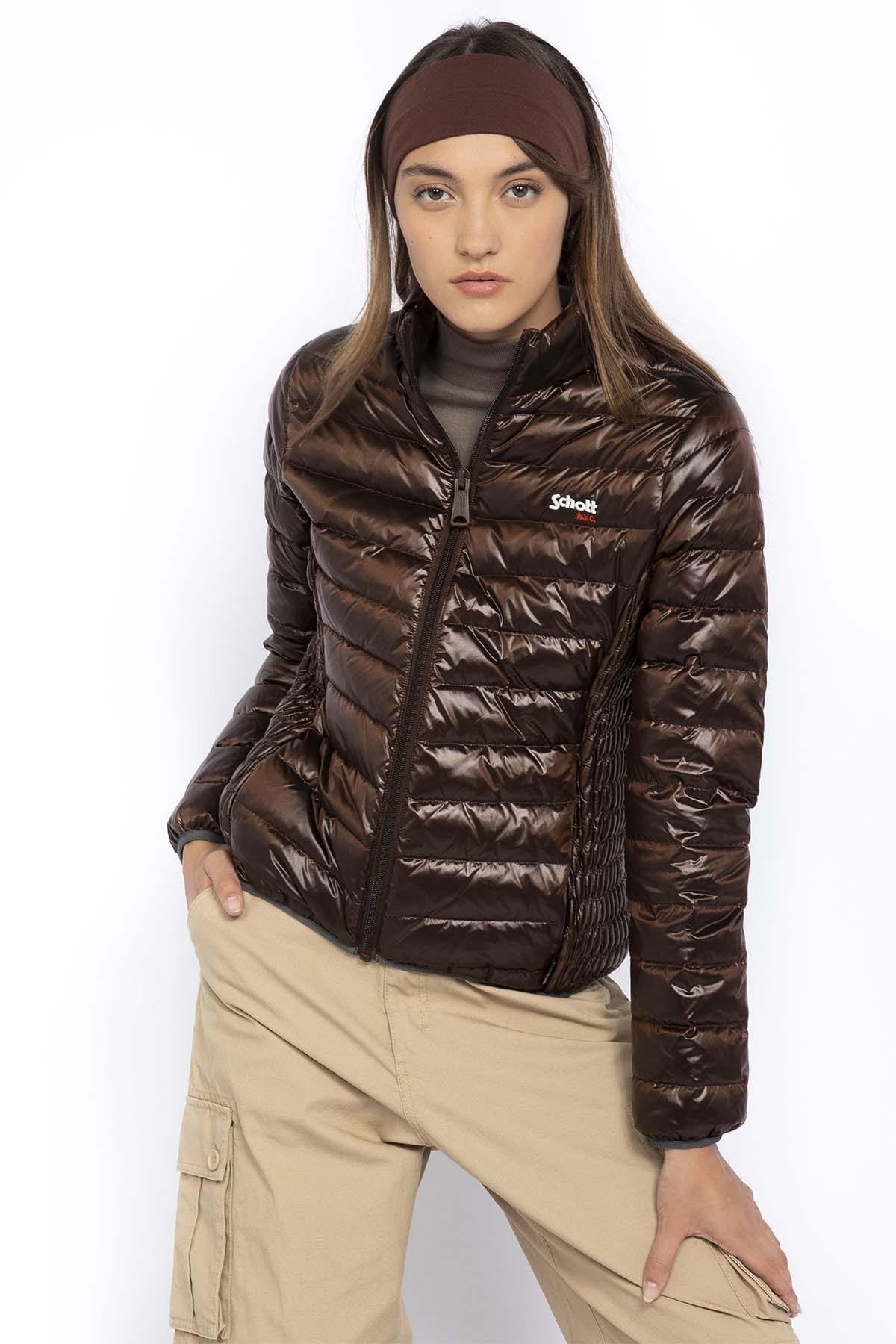 Lightweight duck feather down jacket - Image n°1