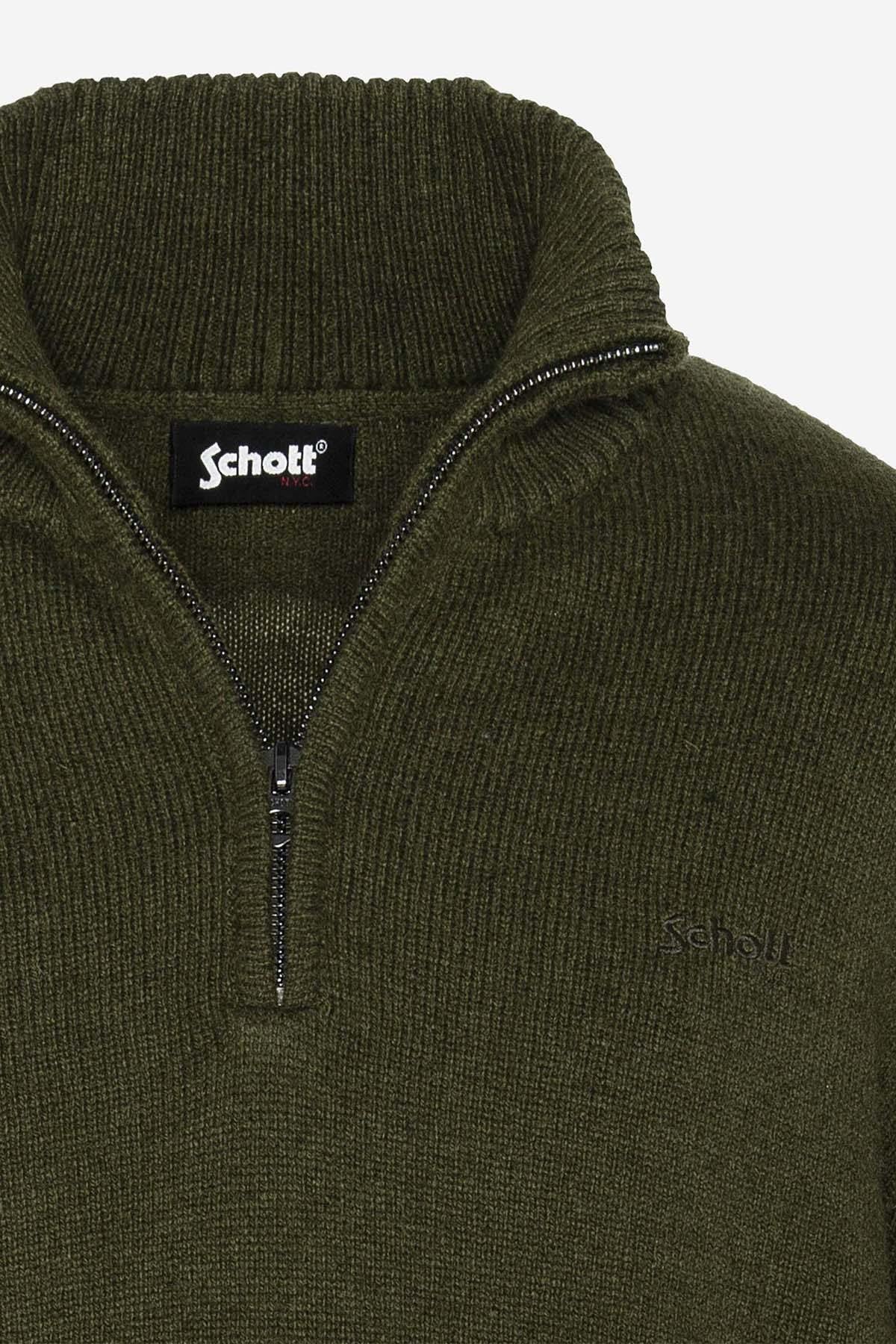 Khaki trucker sweater - Image n°5