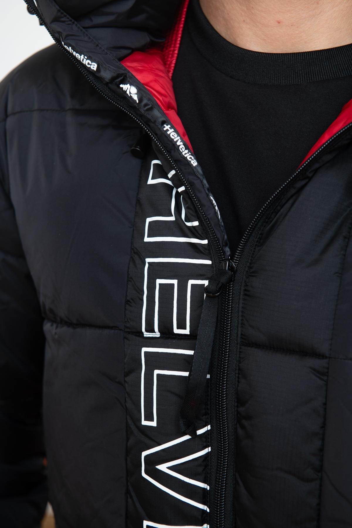 Warm black down jacket - Image n°12