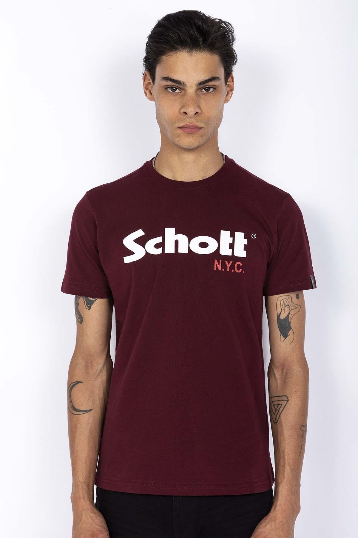 Pack of 2 khaki and burgundy t-shirts - Image n°2