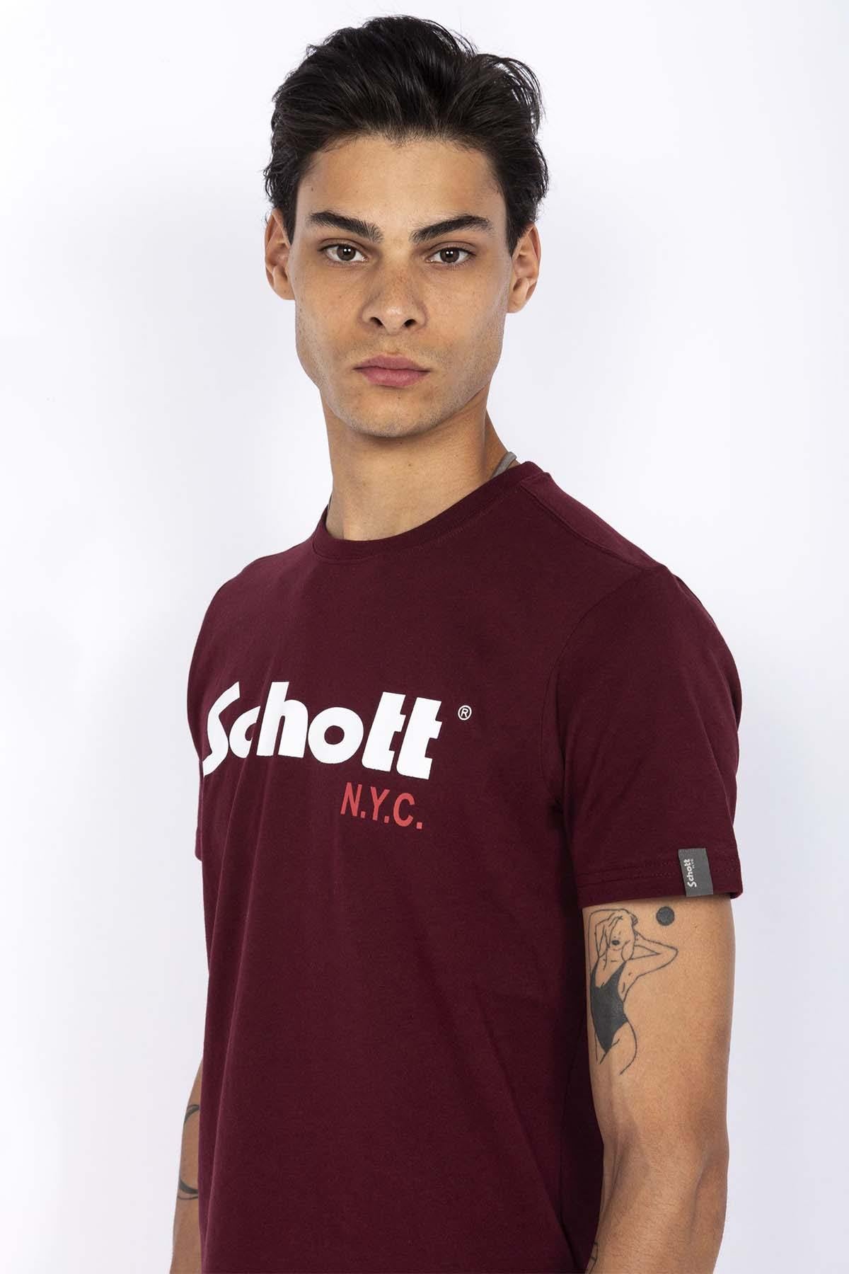 Pack of 2 khaki and burgundy t-shirts - Image n°8