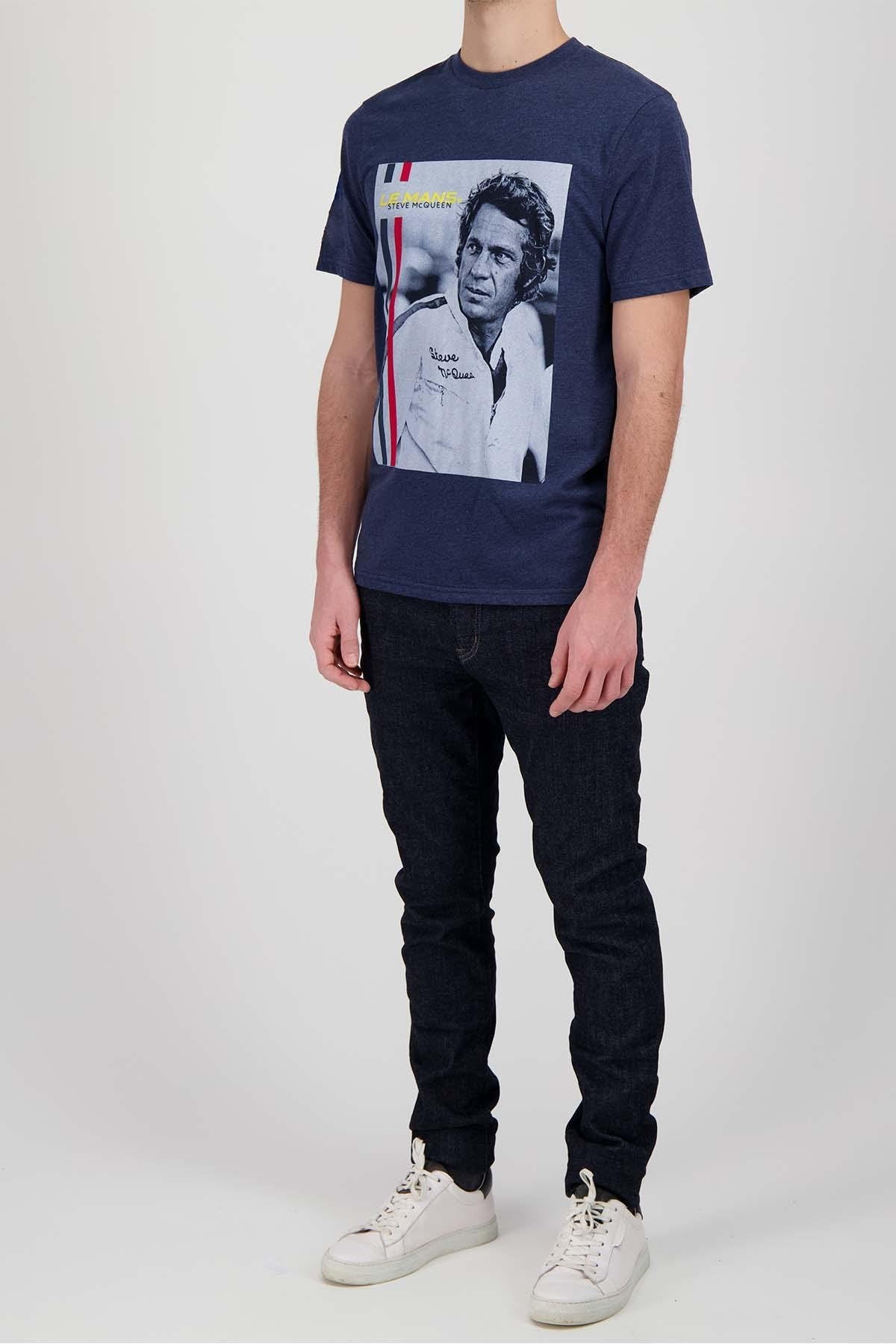 Blue Le Mans Steve McQueen t-shirt - Image n°4