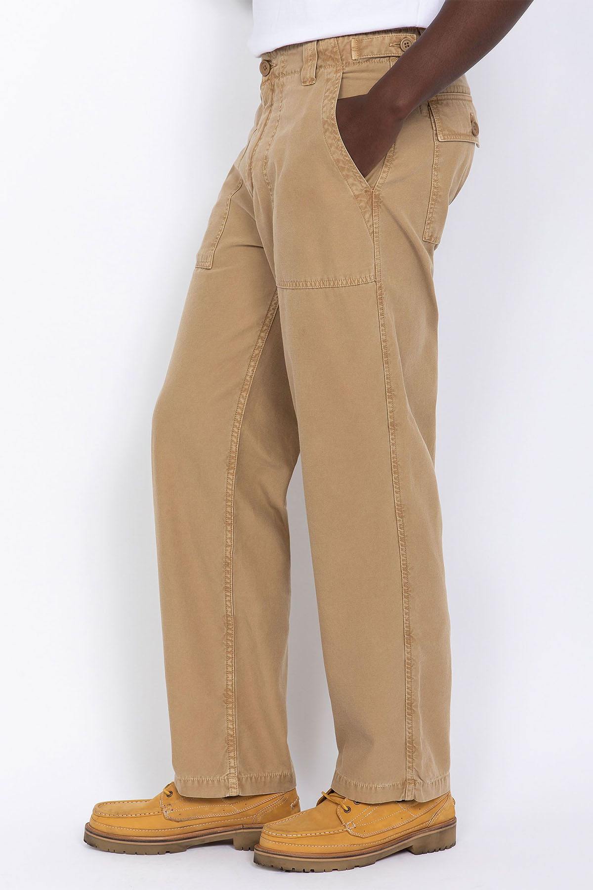 Beige cotton pants - Image n°1