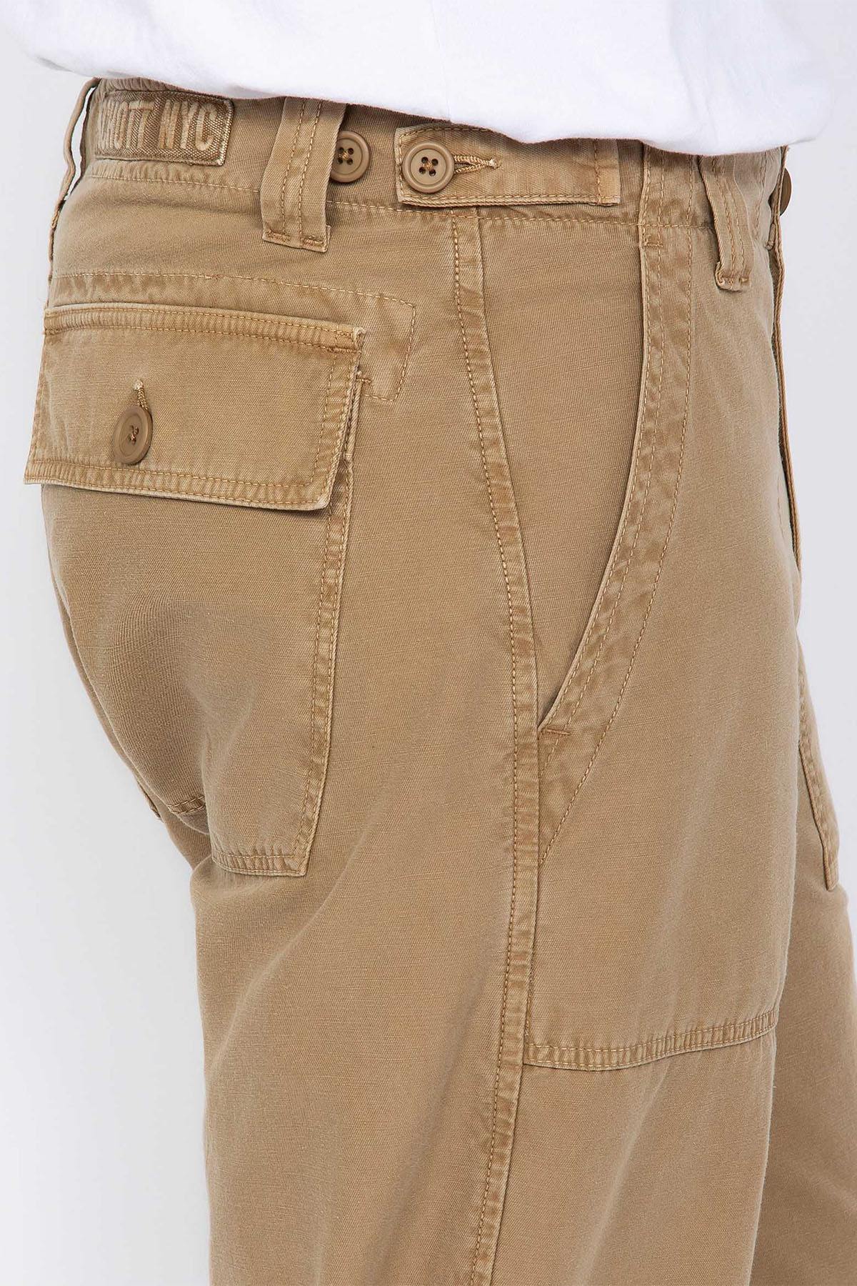 Beige cotton pants - Image n°6