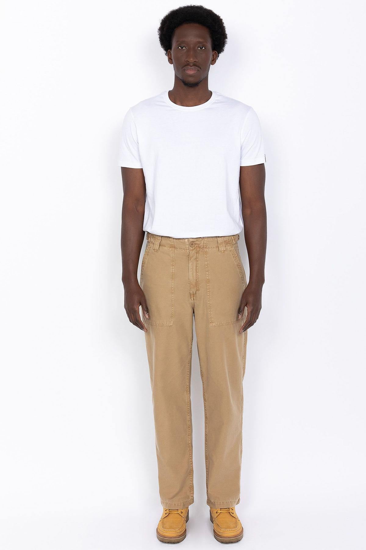 Beige cotton pants - Image n°2