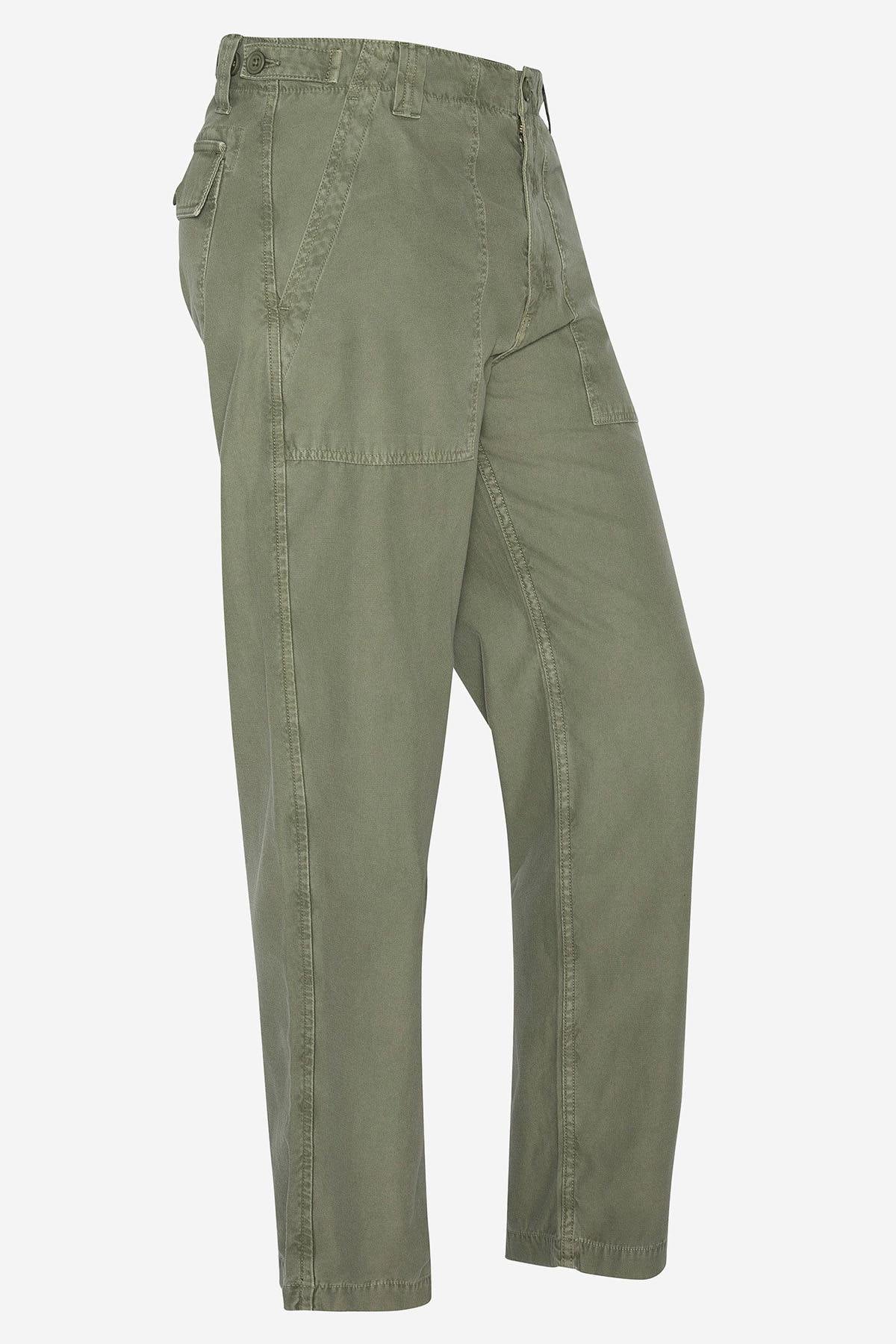 Light khaki cotton pants - Image n°3