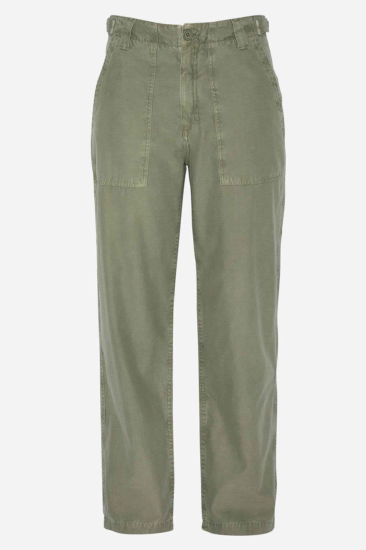 Light khaki cotton pants - Image n°2