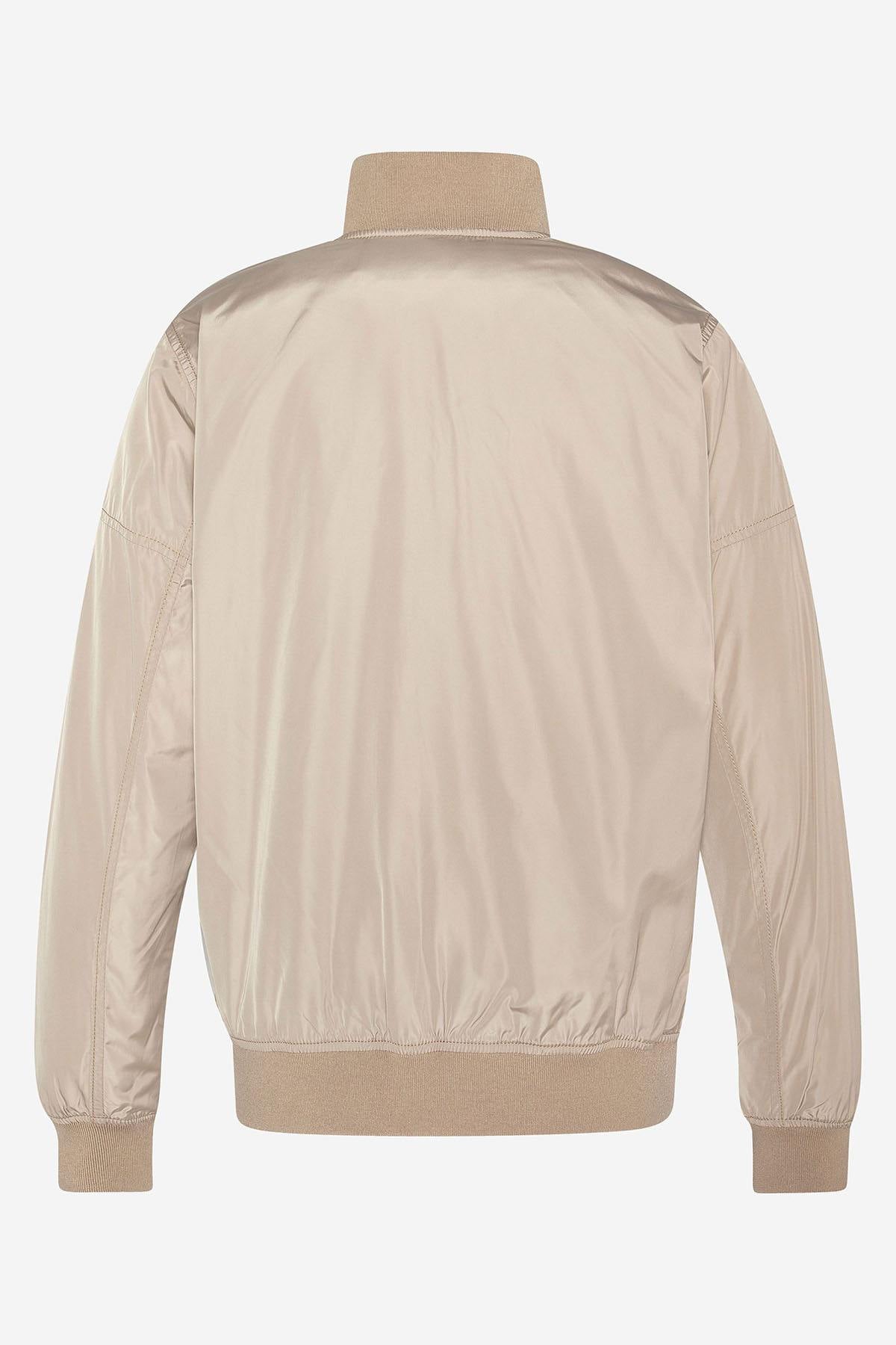 Beige polyester jacket - Image n°6