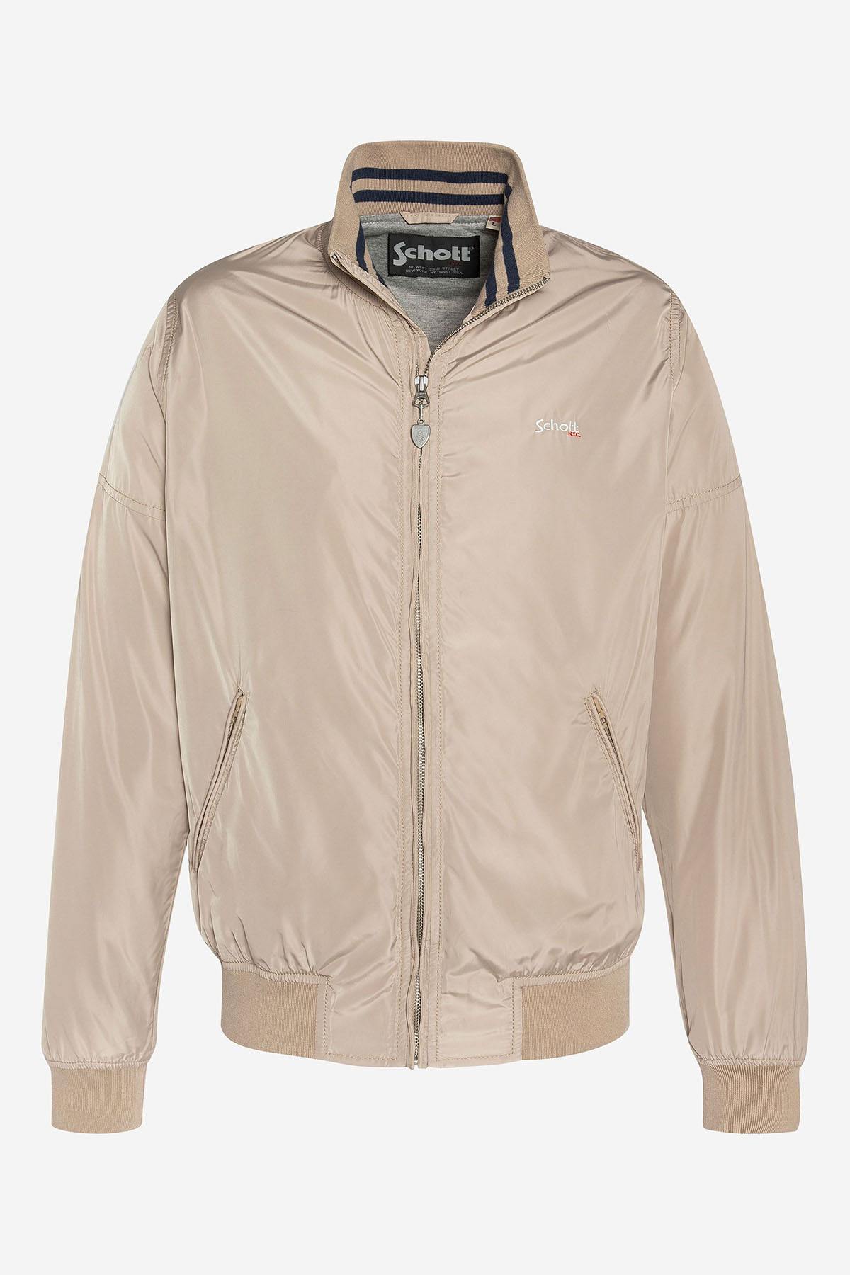 Beige polyester jacket - Image n°2