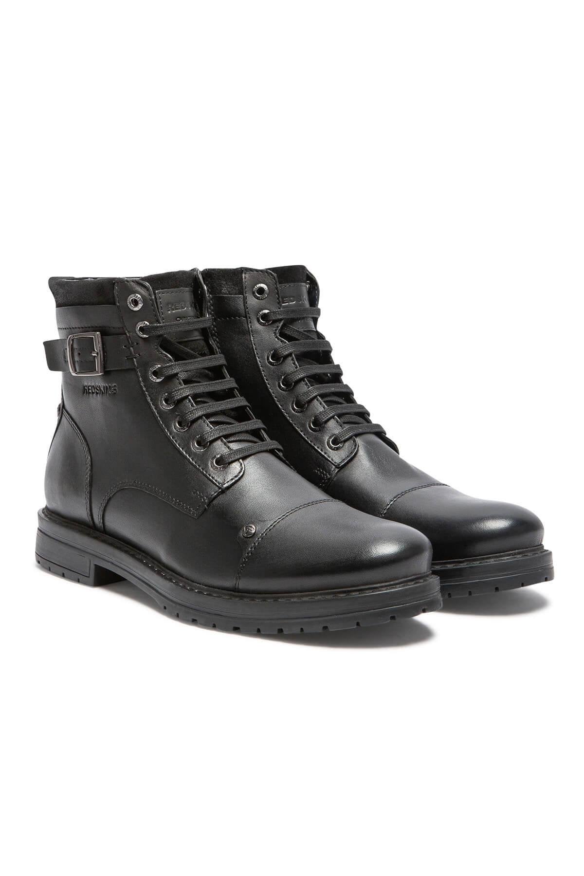 Black leather boots - Image n°1