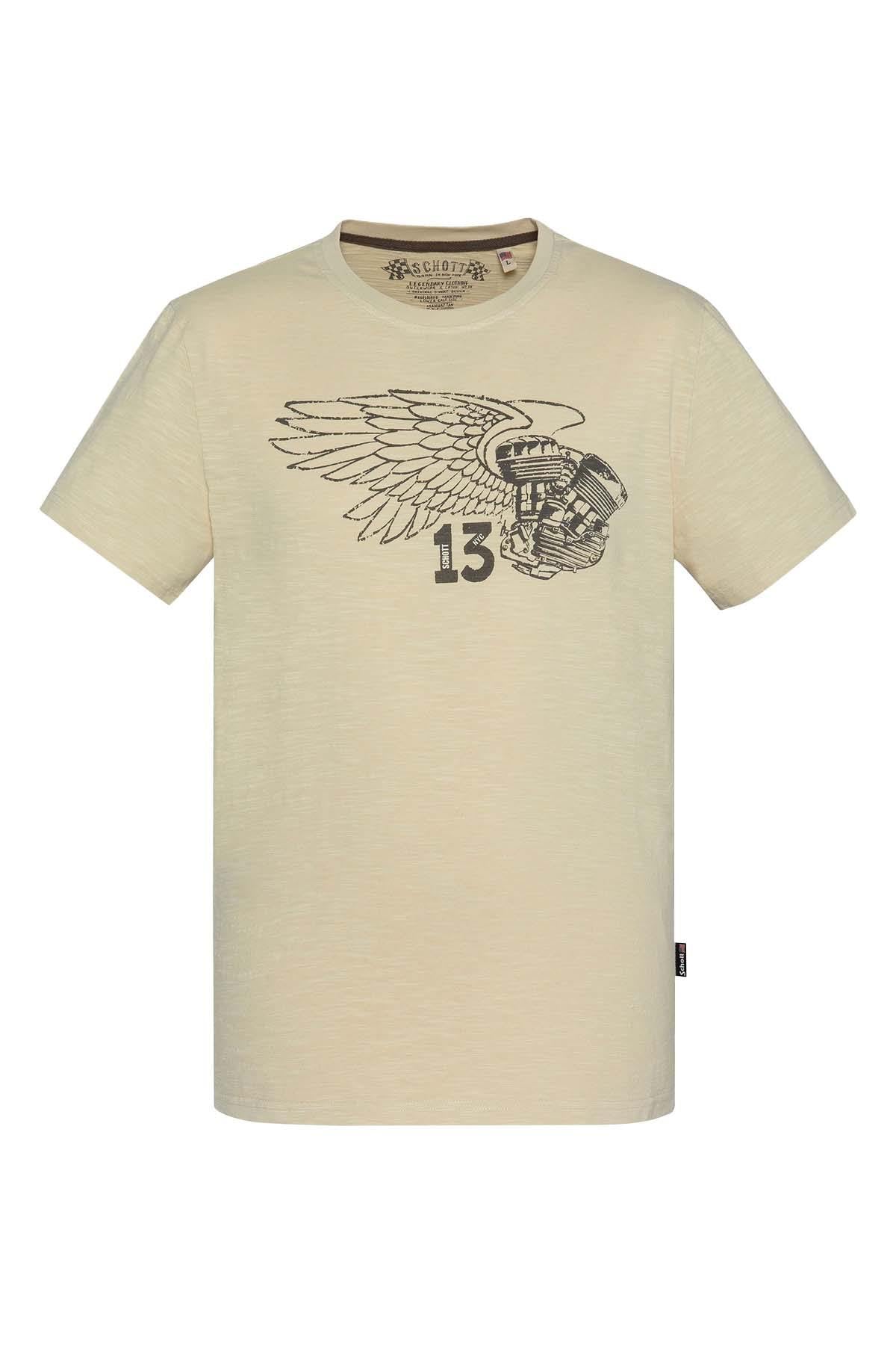 Men's cement cotton T-shirt - Image n°1