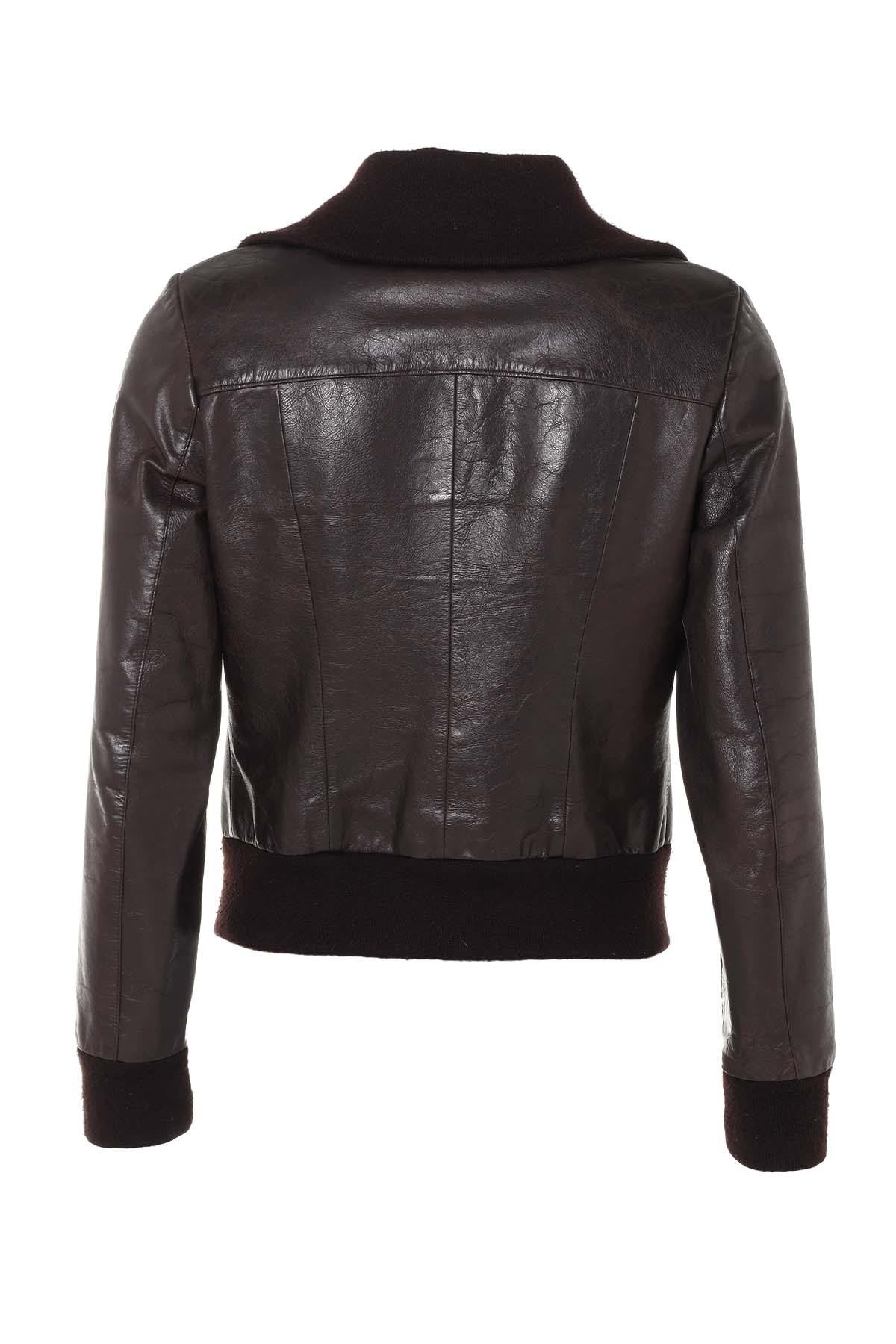 Women's brown buffalo jacket - Image n°2