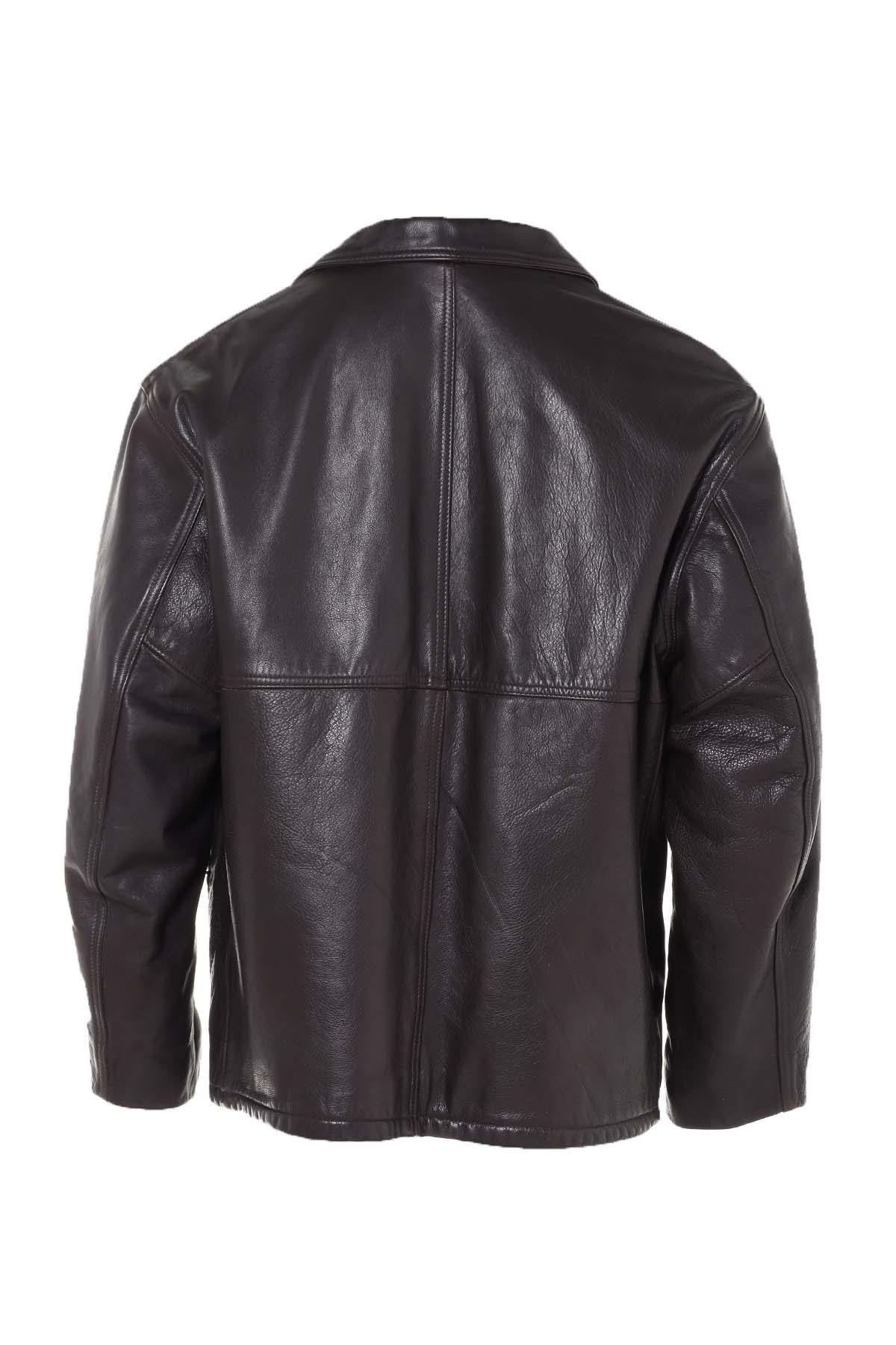 US cowhide leather coat - Image n°3