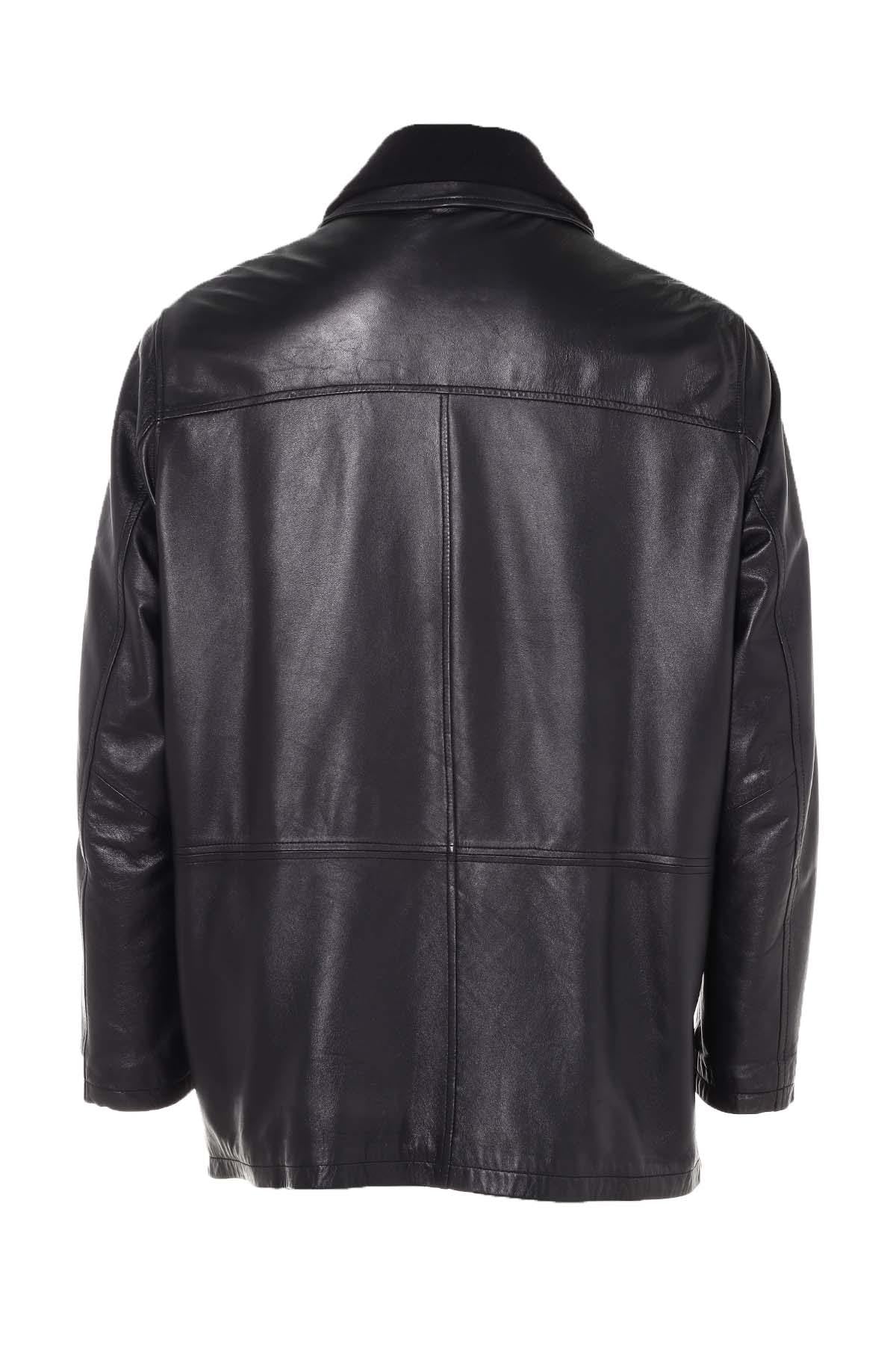 Black lambskin coat - Image n°3