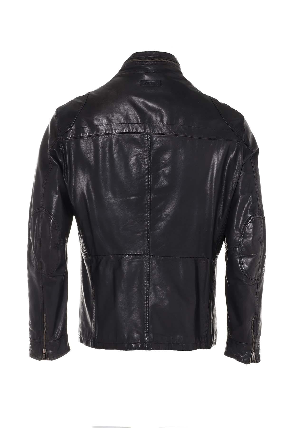 Fine leather safari jacket for men - Image n°3