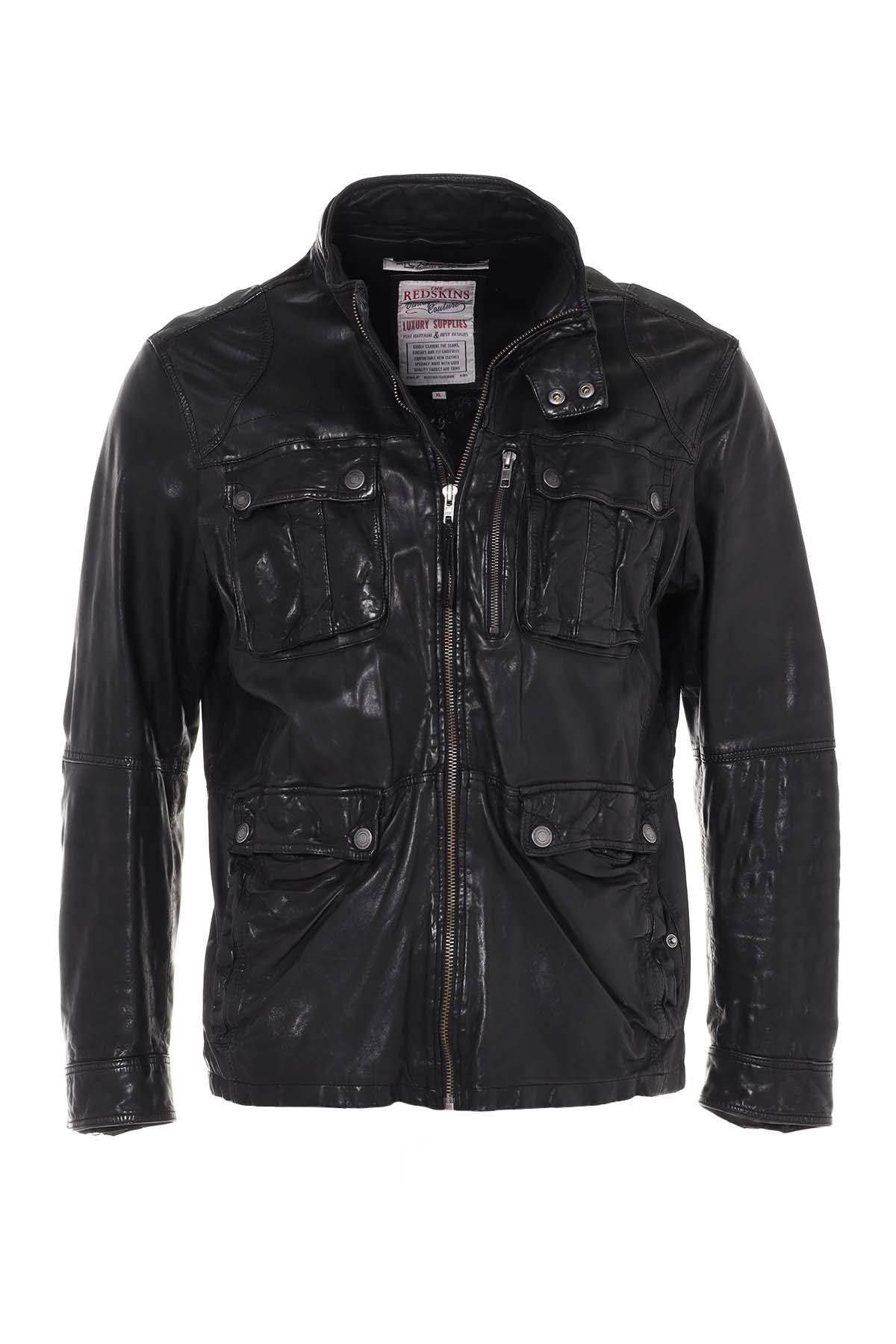 Fine leather safari jacket for men - Image n°2