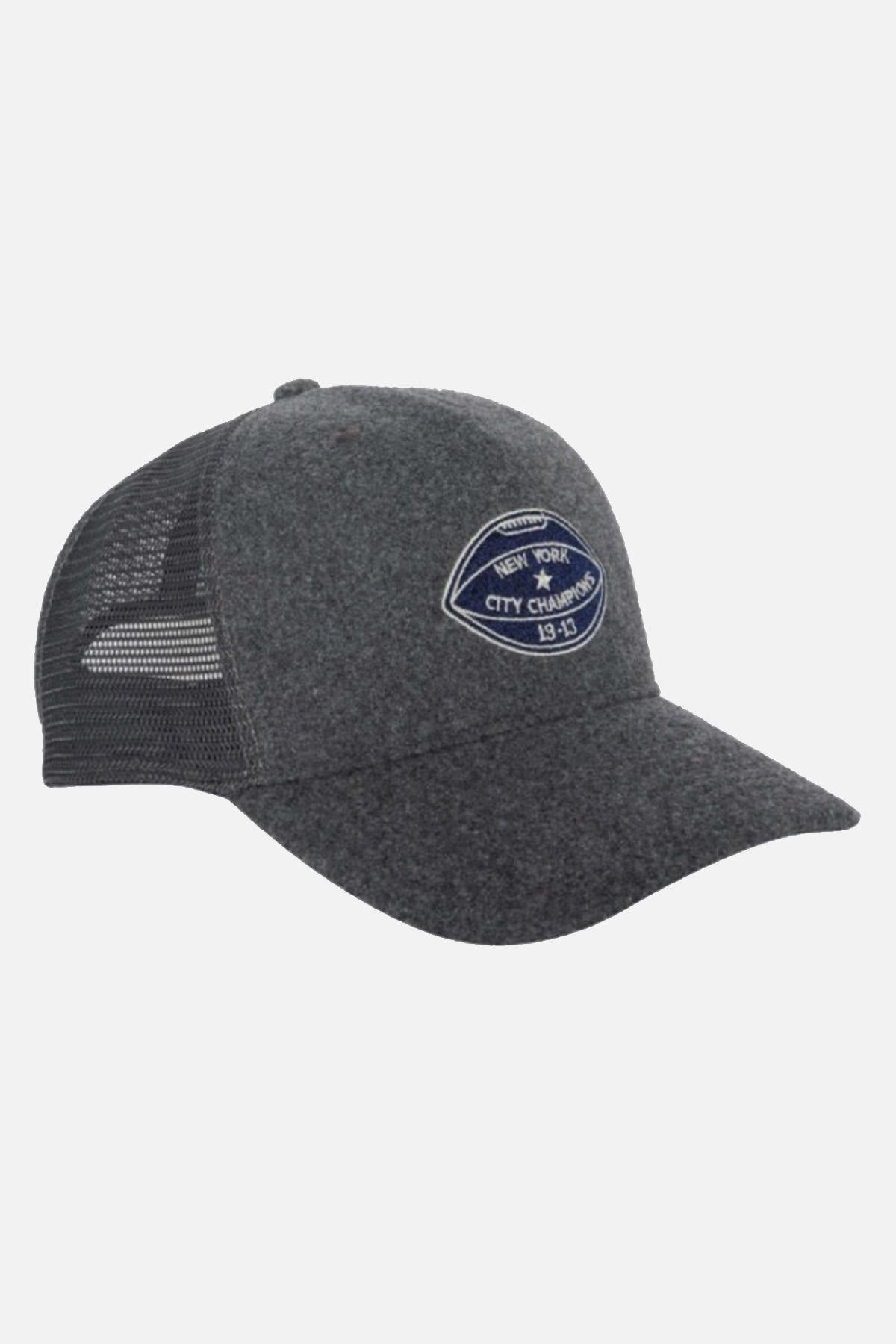 Men's gray blue rugby ball cap - Image n°1