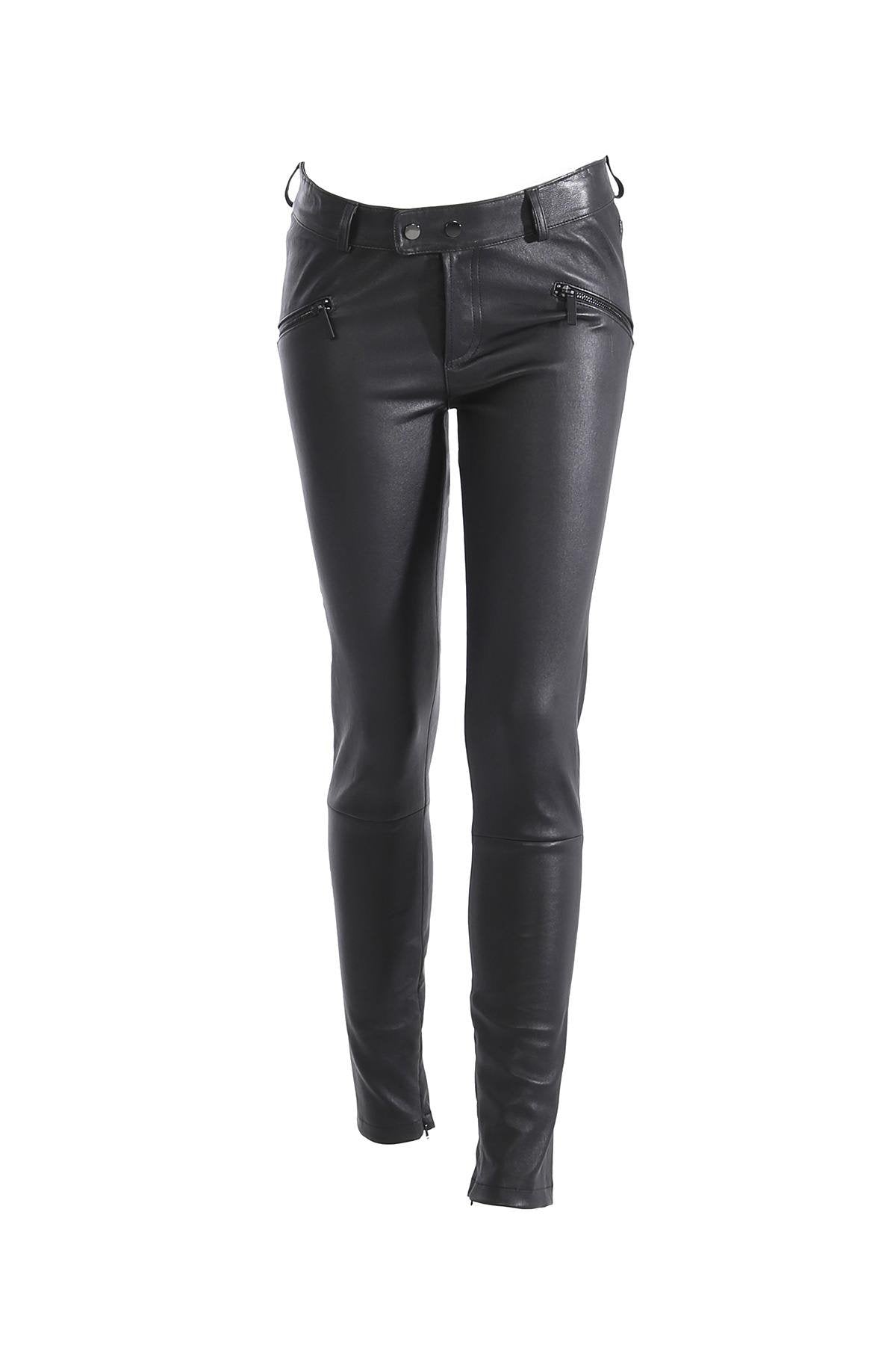 Oakwood women's sheepskin leather pants - Image n°11