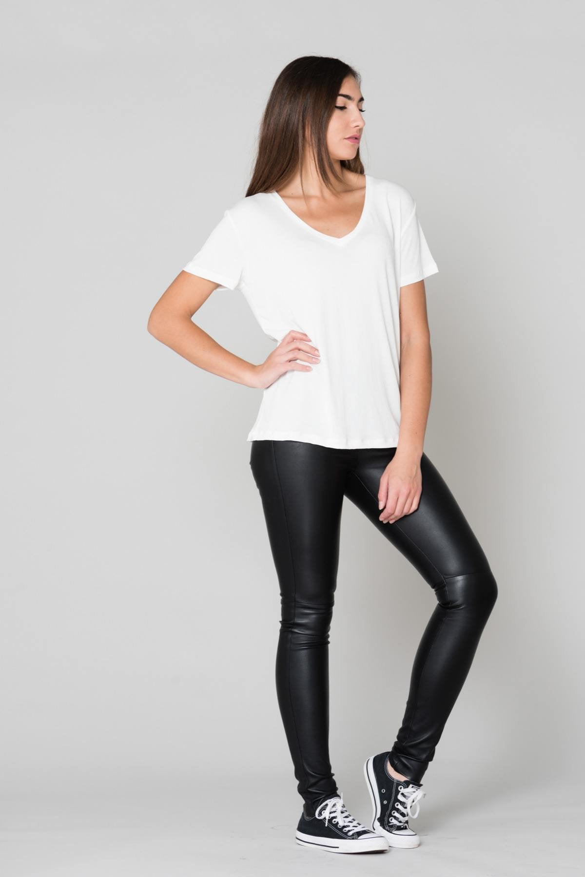 Women's Oakwood leather pants Black - Image n°2